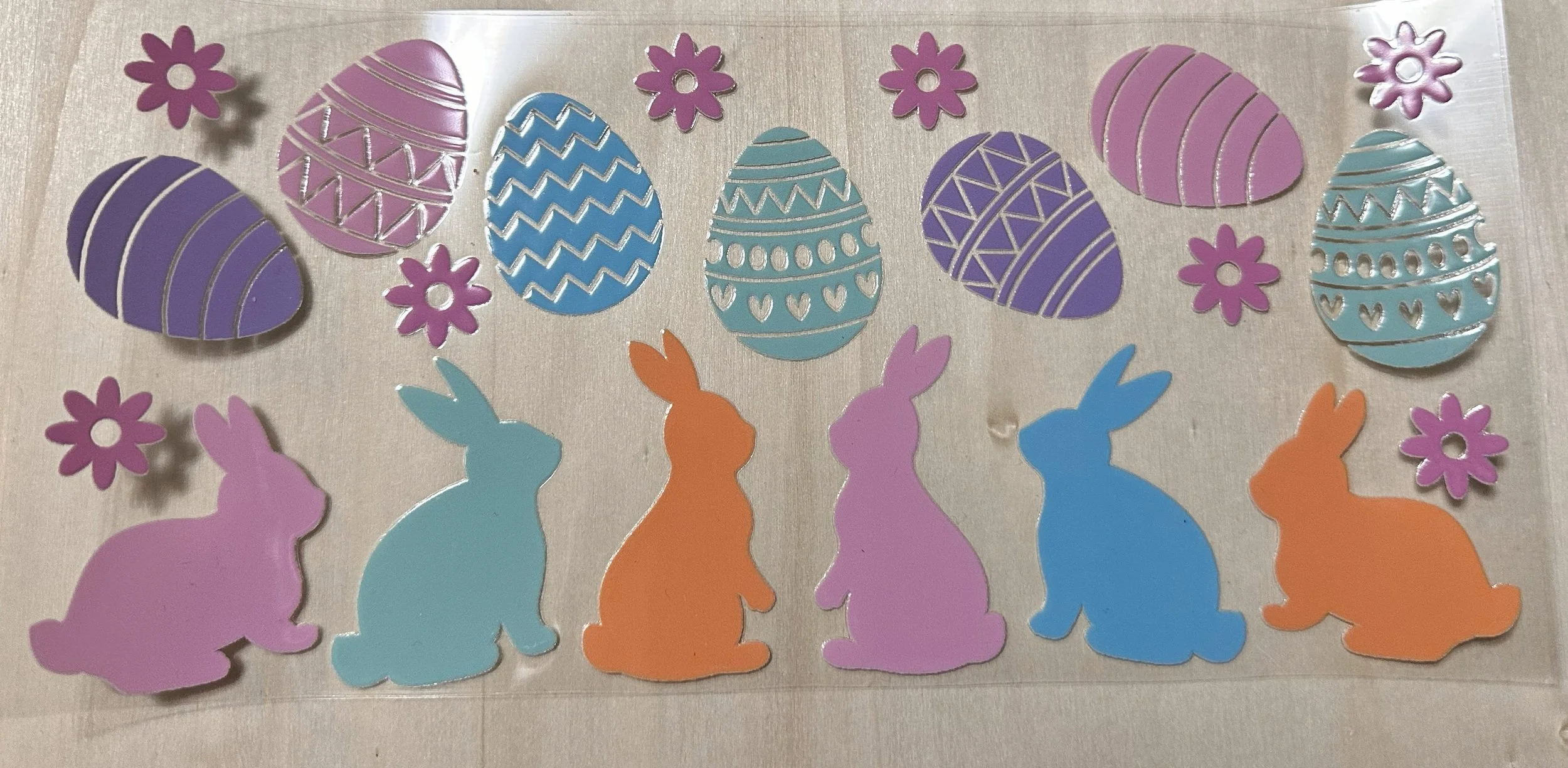 Pastel- Eggs and Bunny