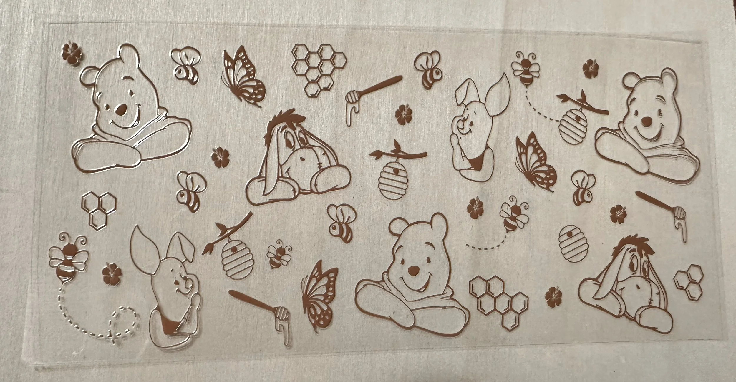 Winnie LIght Brown See thru