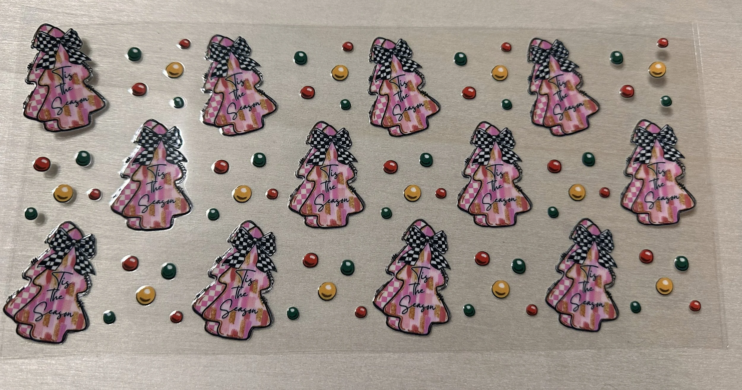 Tis The Season Pink Trees