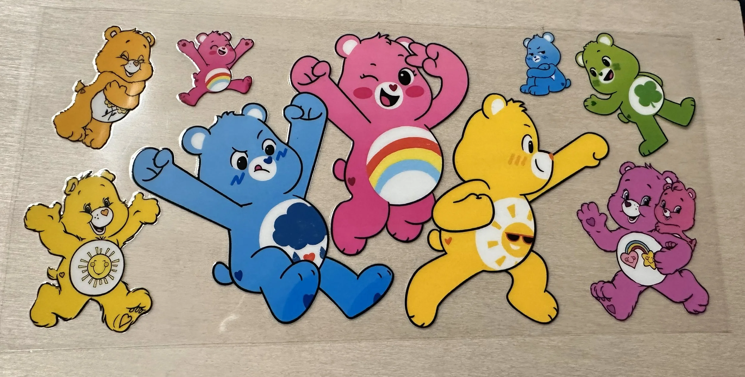 Neon Bears Peace sign