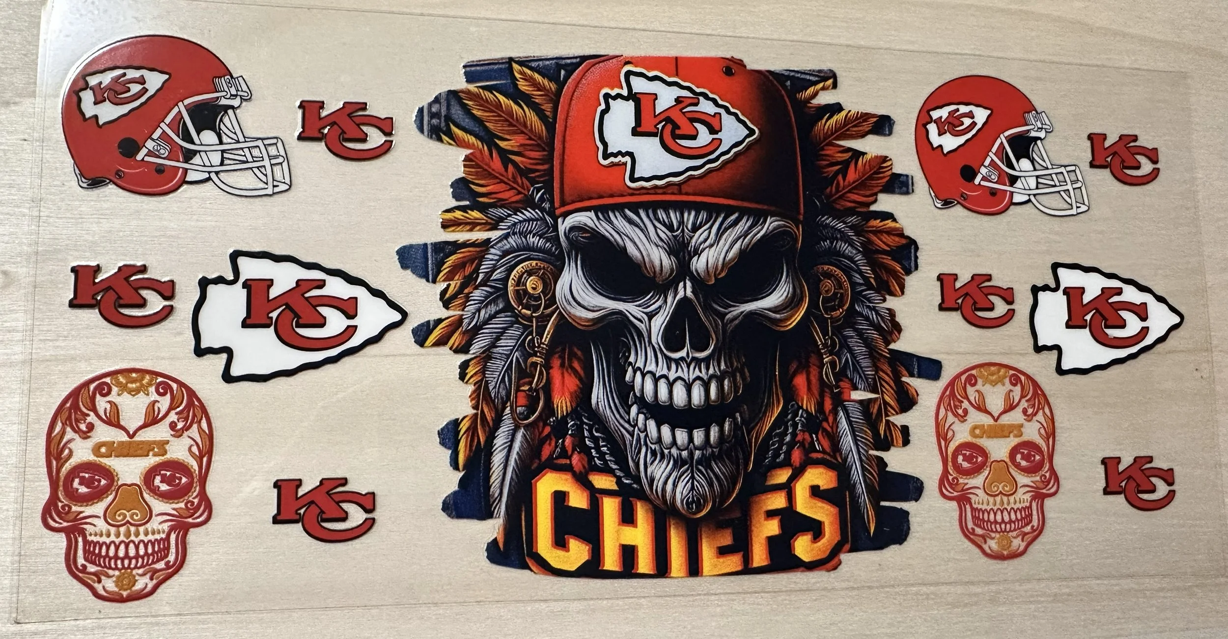 Kansas City Chiefs-Skull