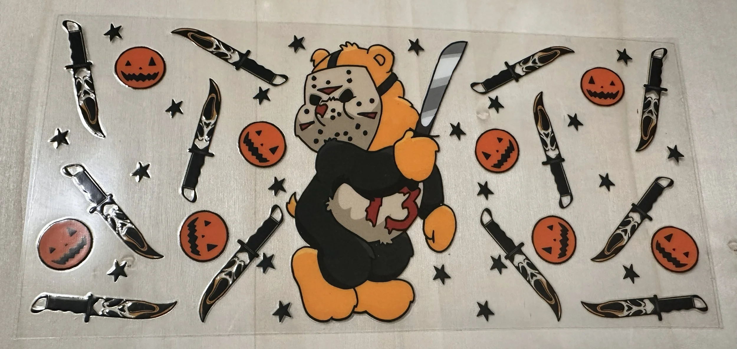 Carebear- Orange Knife