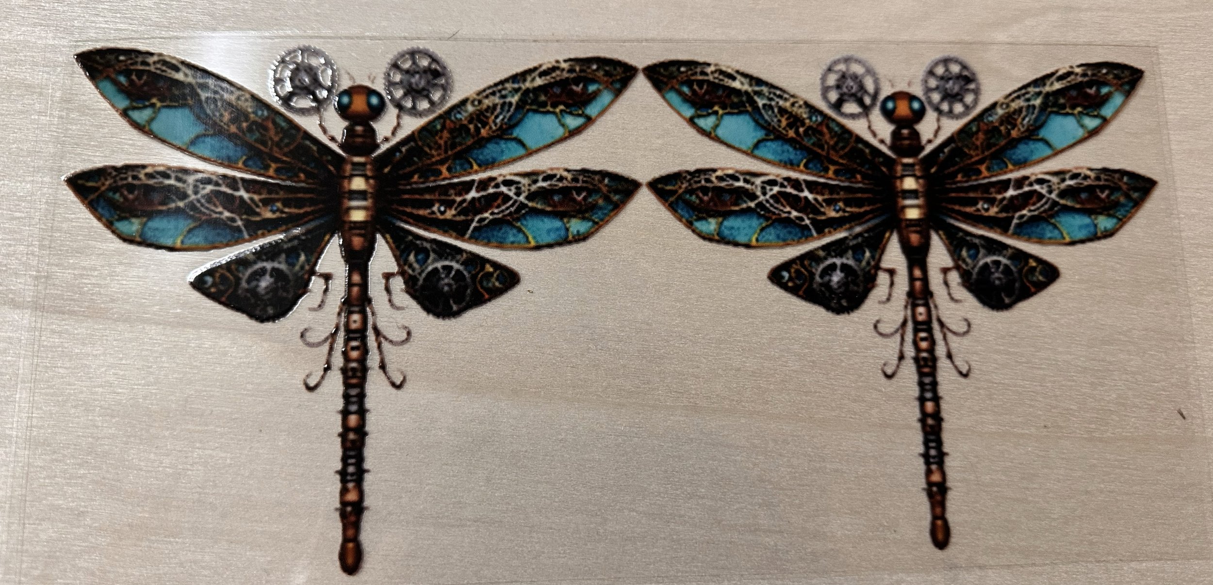 Dragon Flies- Turquoise