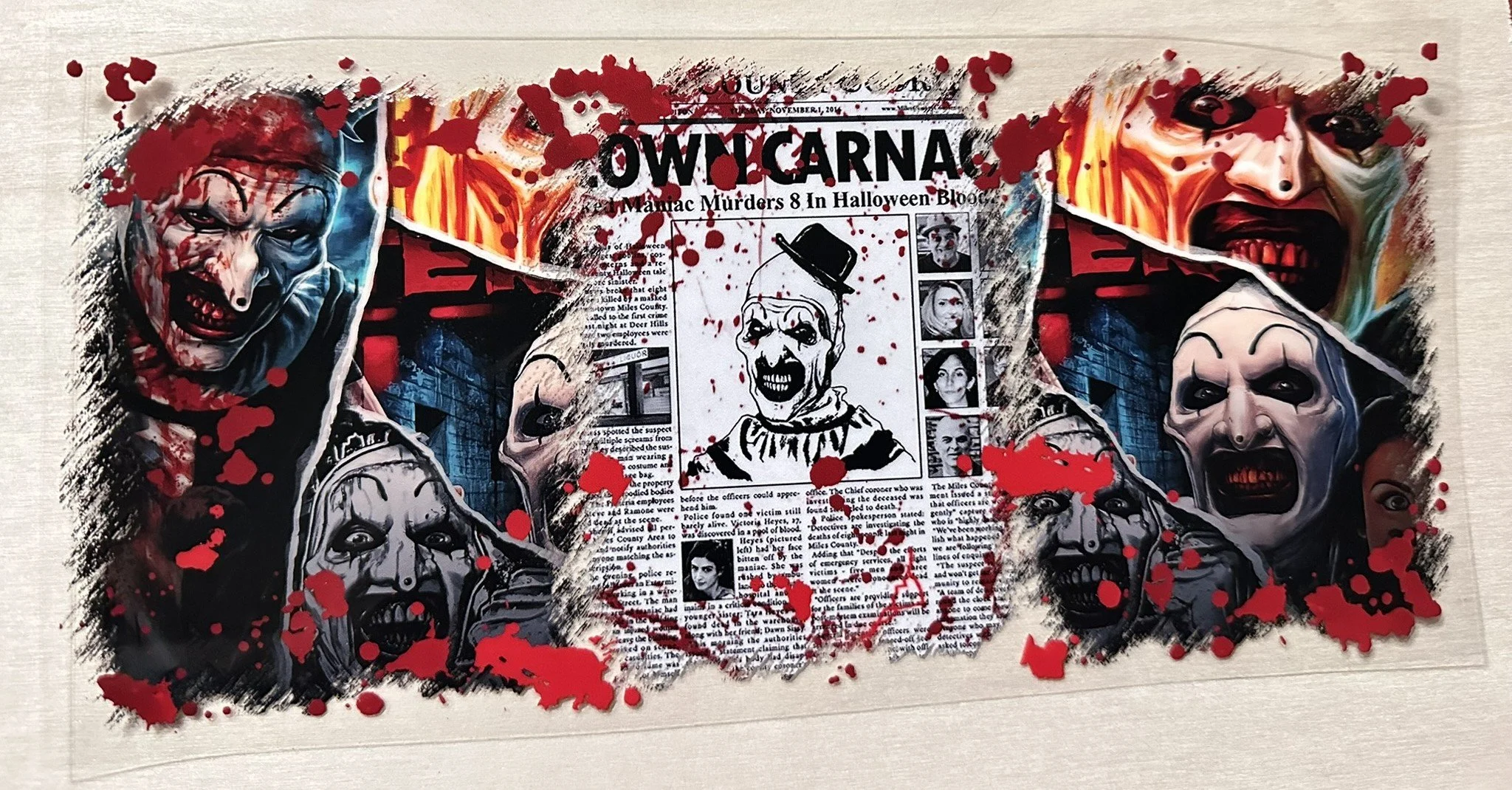 Art the Clown- News Paper 2