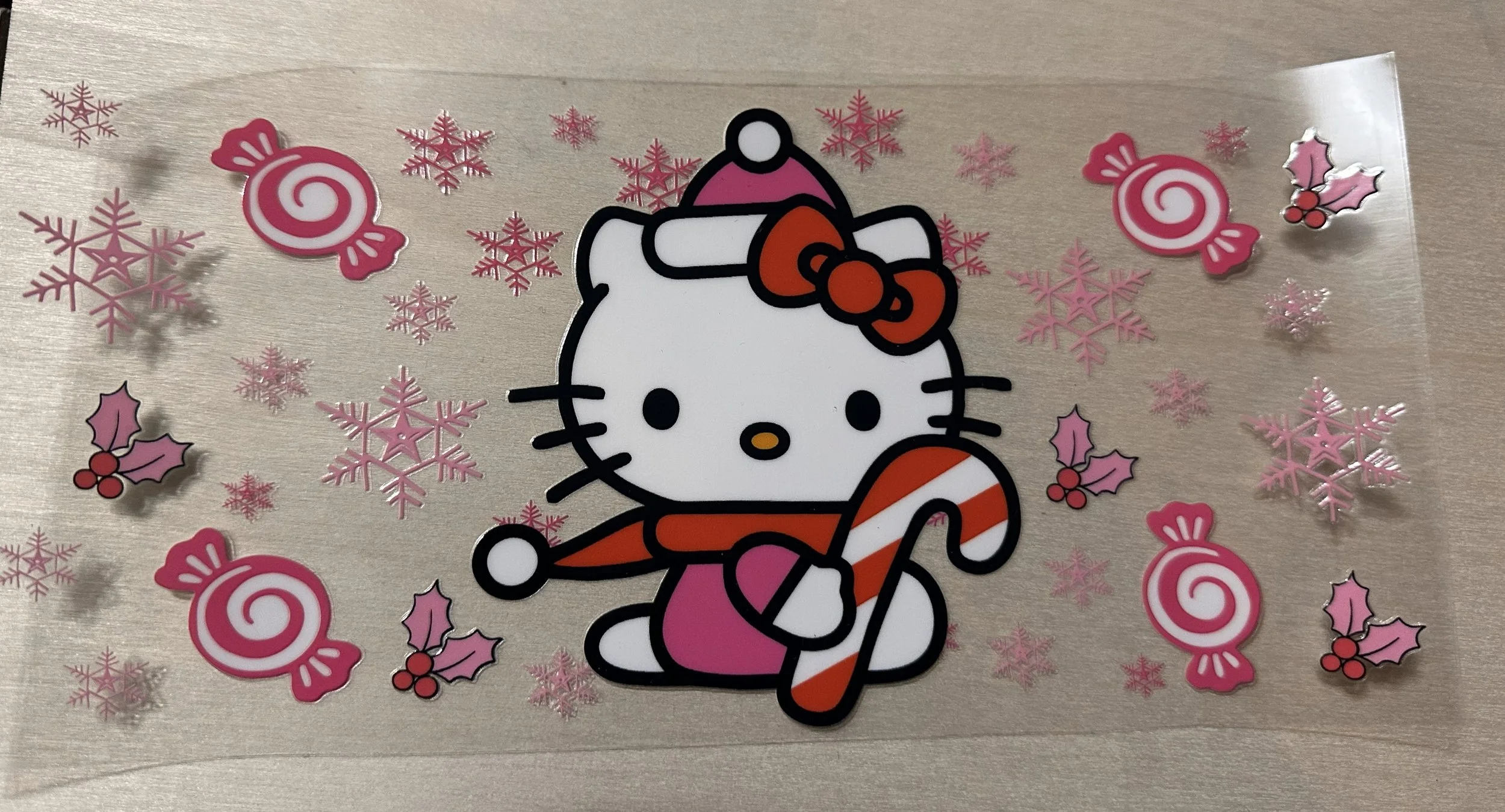 Hello Kitty Pink Candy Cane