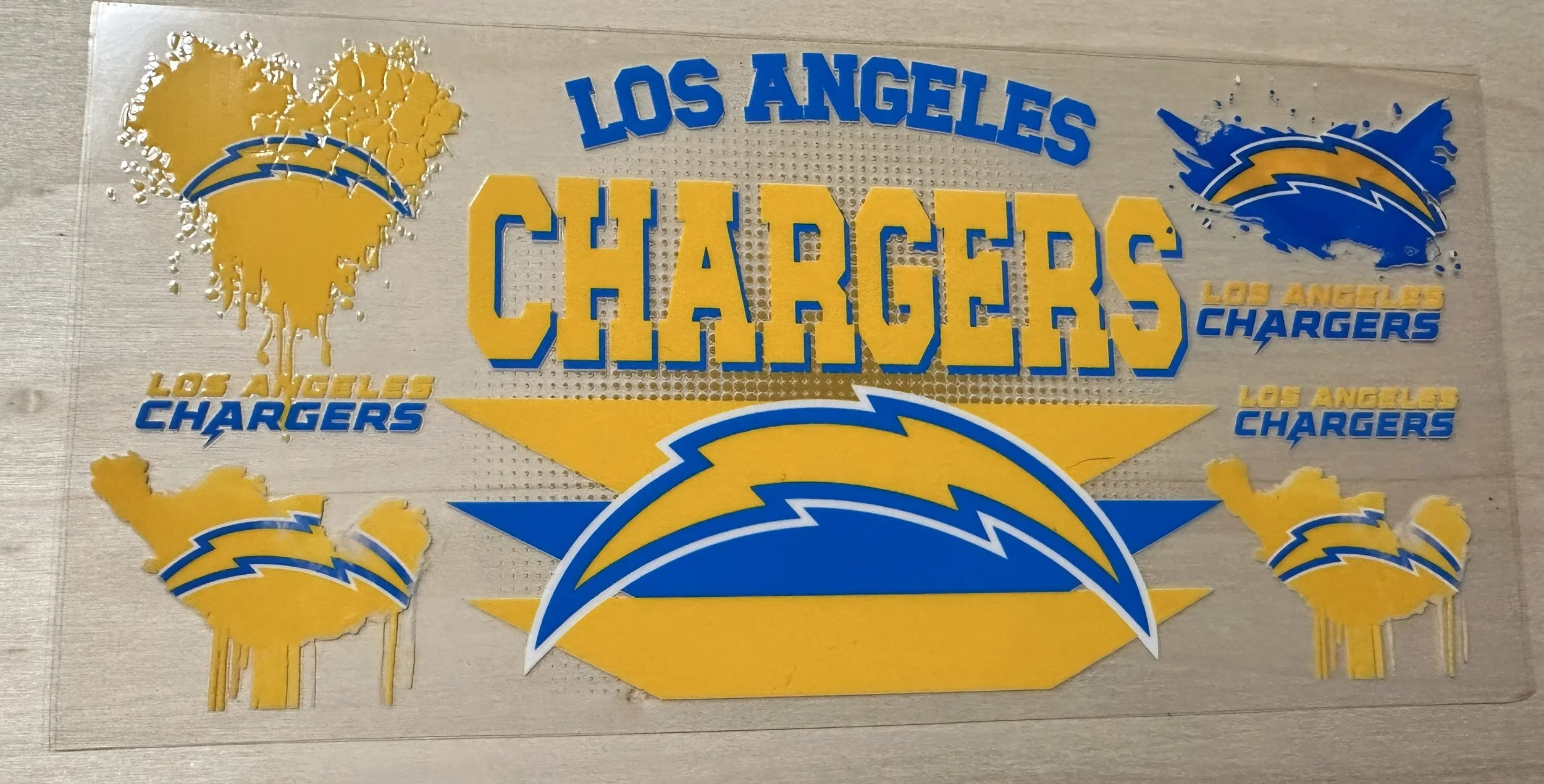 LA Chargers-Cracked