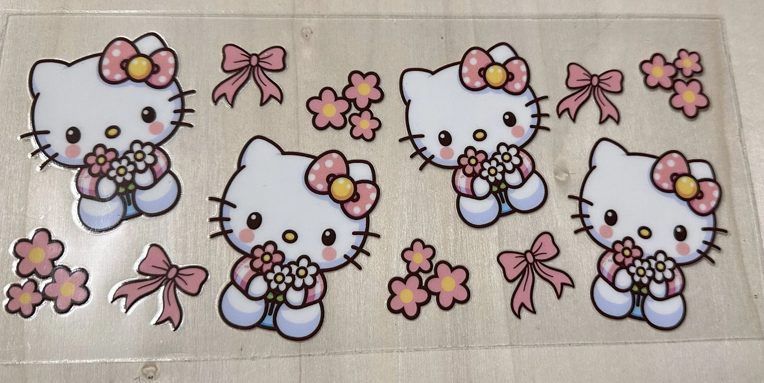 Holding Pink FLowers