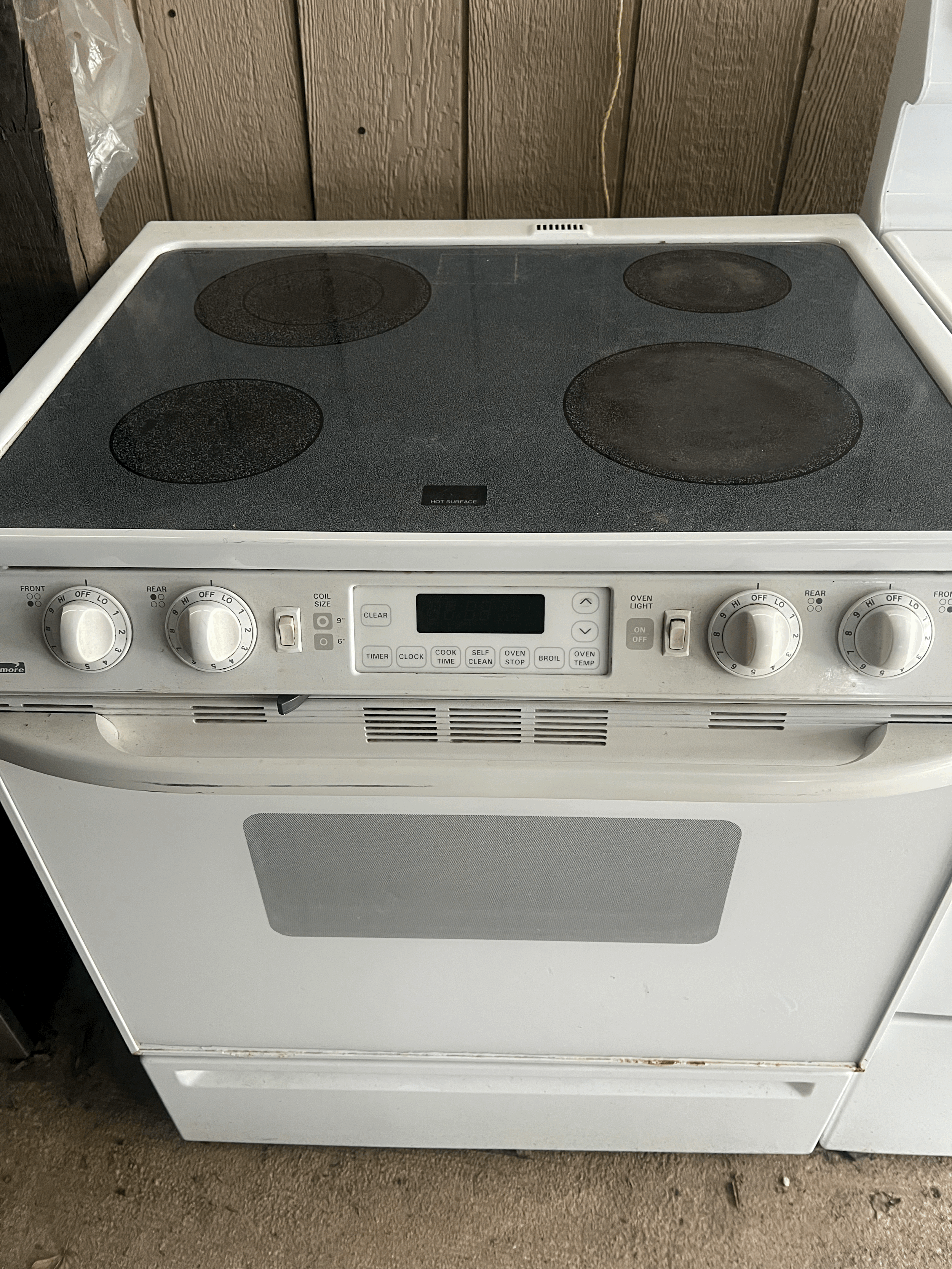 Kenmore Electric Stove White