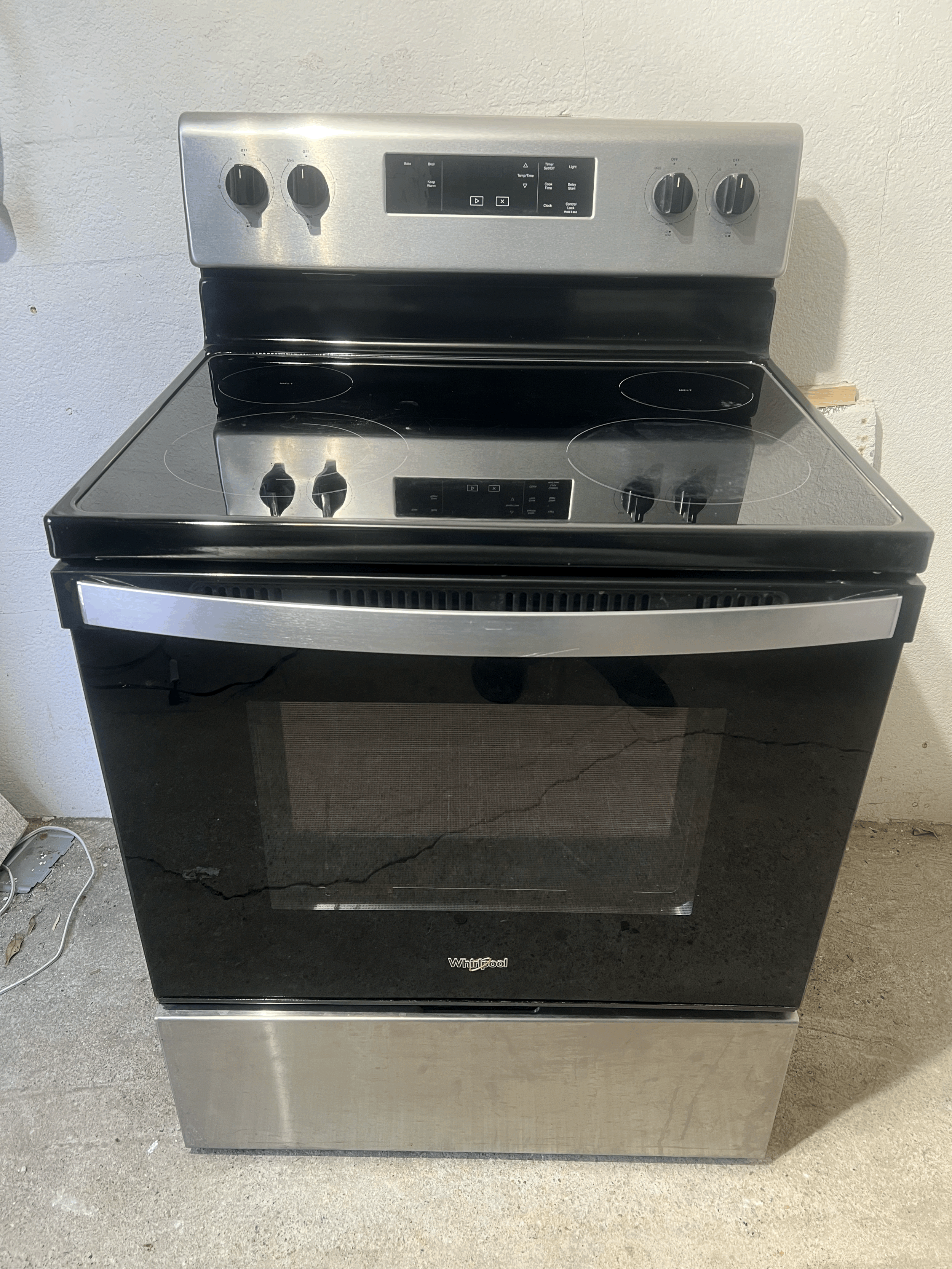 Whirlpool Stainless Steel Stove Electric
