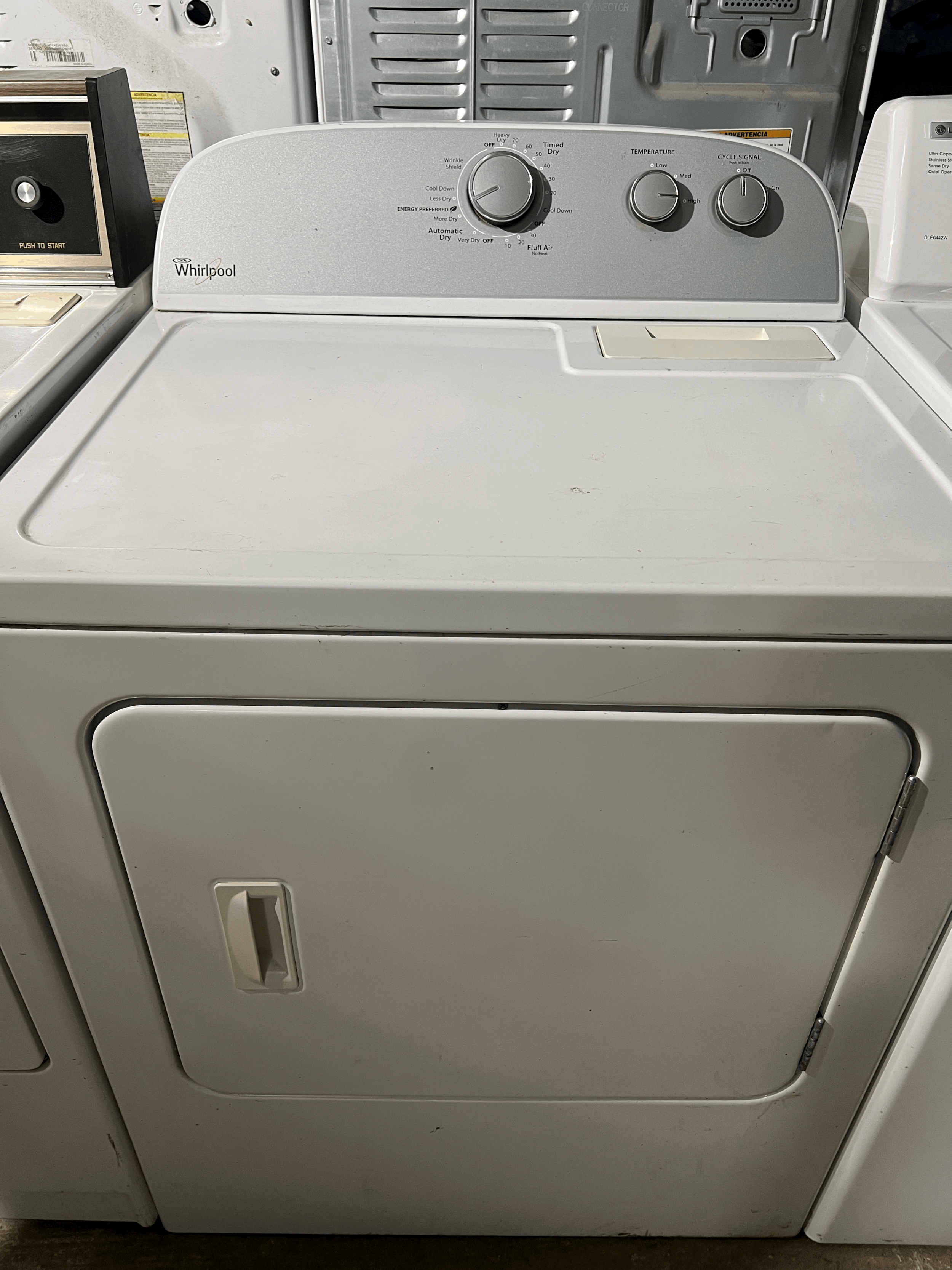Whirlpool Electric Drying Machine White