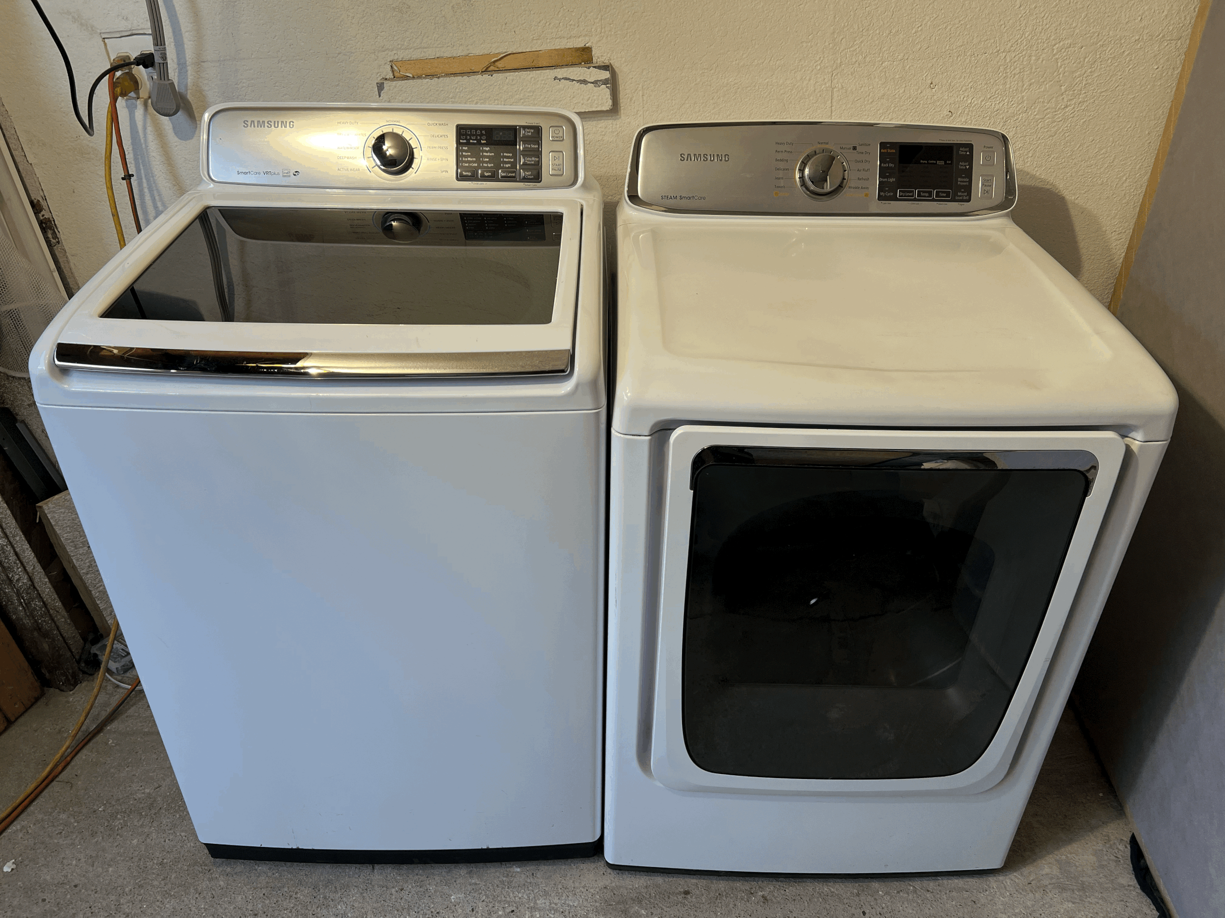 Samsung Washer and Dryer Set Electric