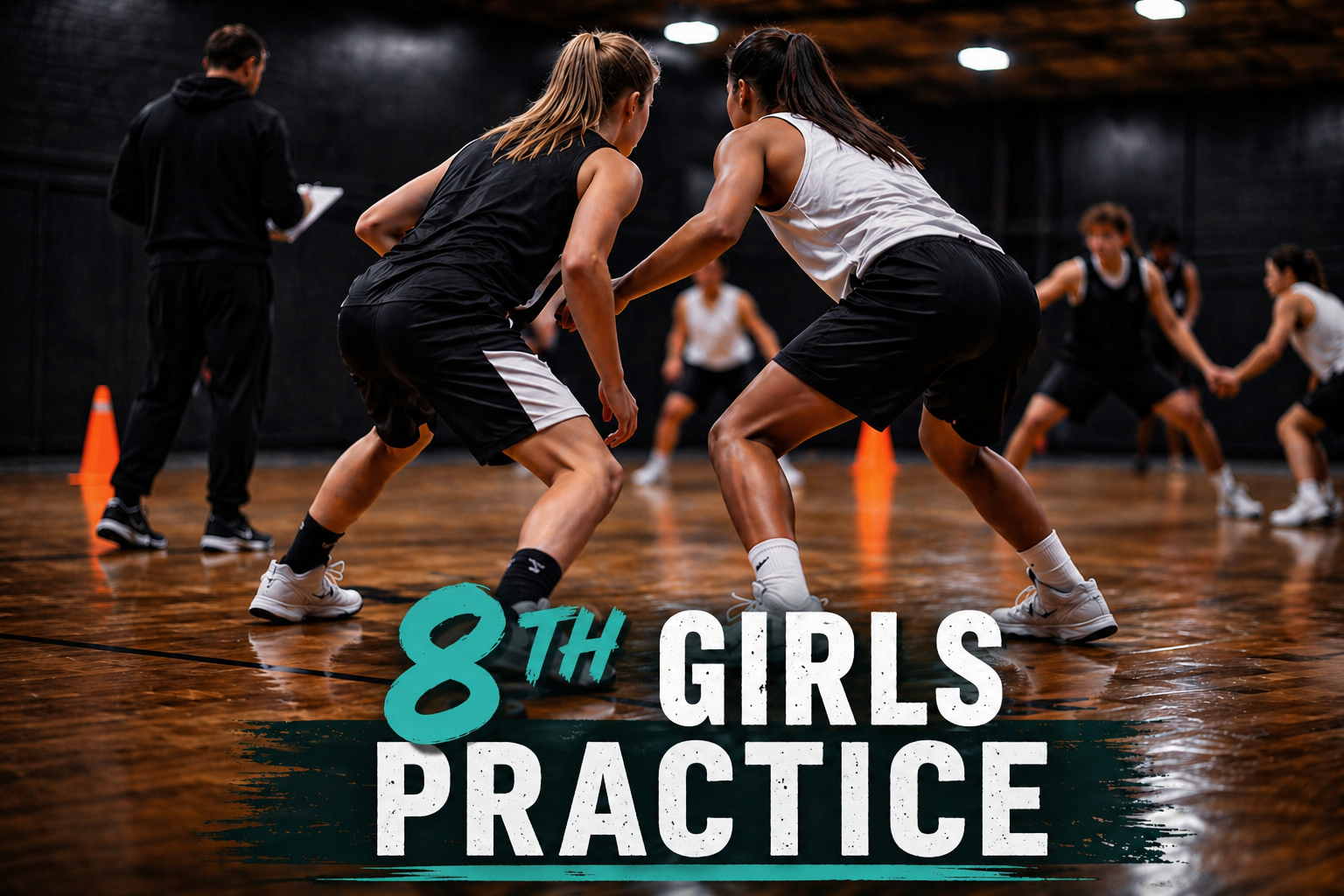 Practice at hilltop court