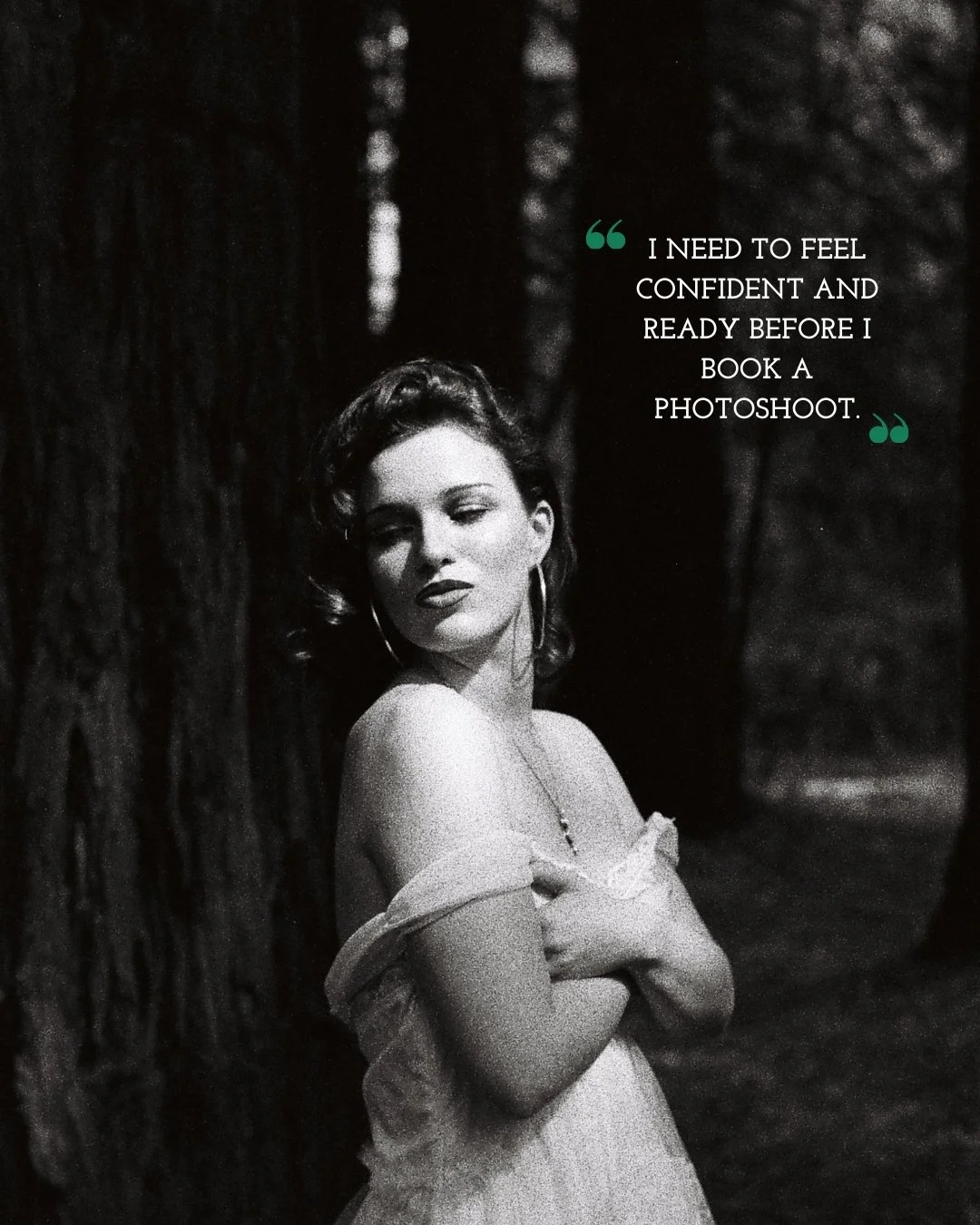 This is something I hear from clients all the time.

They&rsquo;re waiting for the &ldquo;right&rdquo; body, the &ldquo;right&rdquo; confidence, the &ldquo;right&rdquo; moment.

But confidence grows through vulnerability and the experience.

The mome