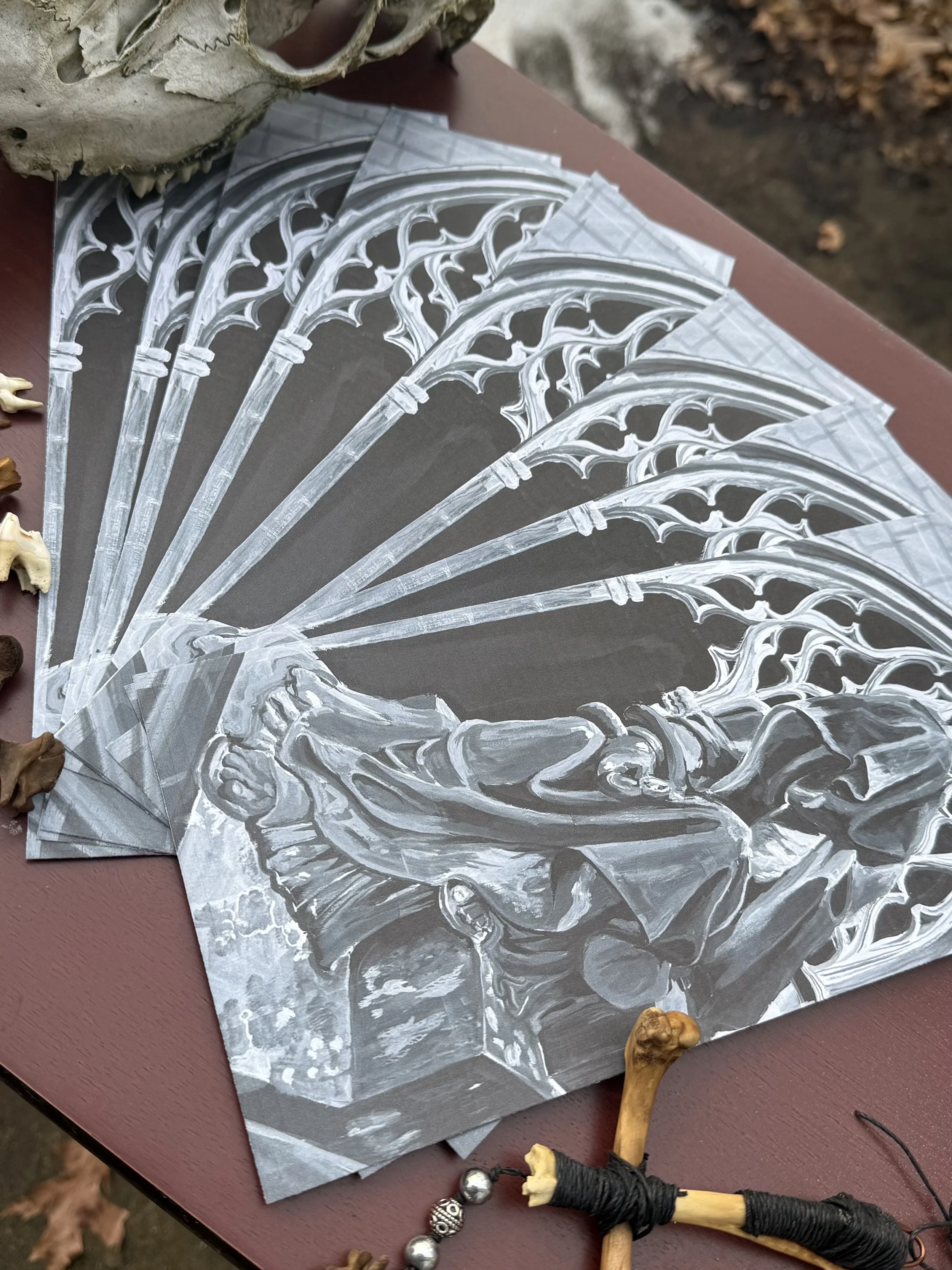 "Mourning ritual" Print (5.5" X 11")