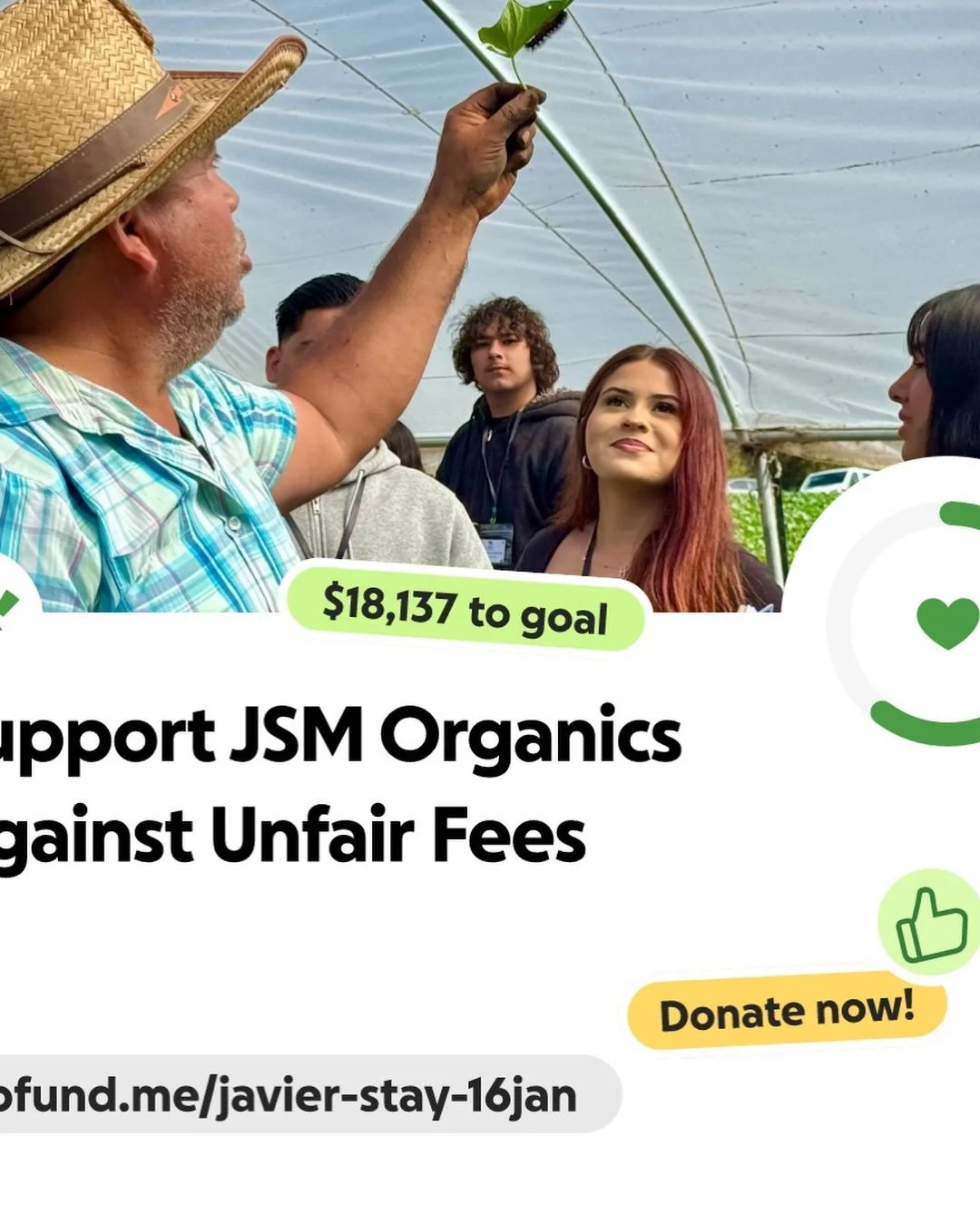Hola amigos. Link in bio. Gracias for your support!

The recent actions by the California State Water Board have hit JSM Organics with unexpected and unfair civil fees, threatening the future of our farm and the livelihoods of our dedicated team. Our