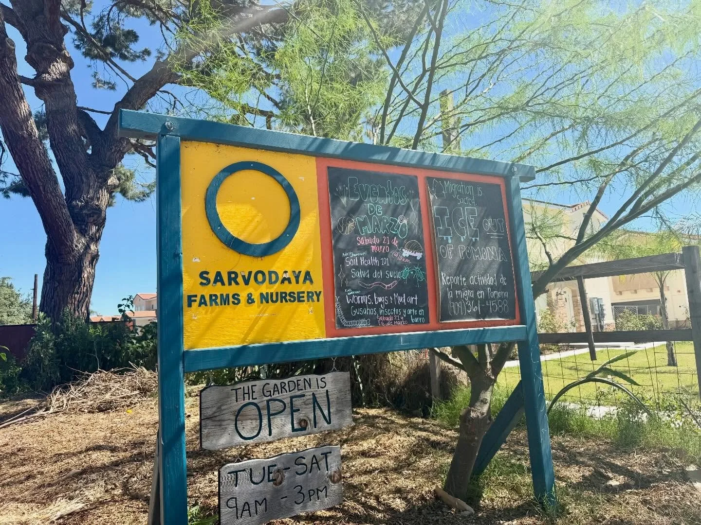 Thank you for a wonderful day, @sarvodayafarms ! They&rsquo;re doing beautiful things in #Pomona for community and Mother Nature, guys. If you get down there, check them out! 🌱