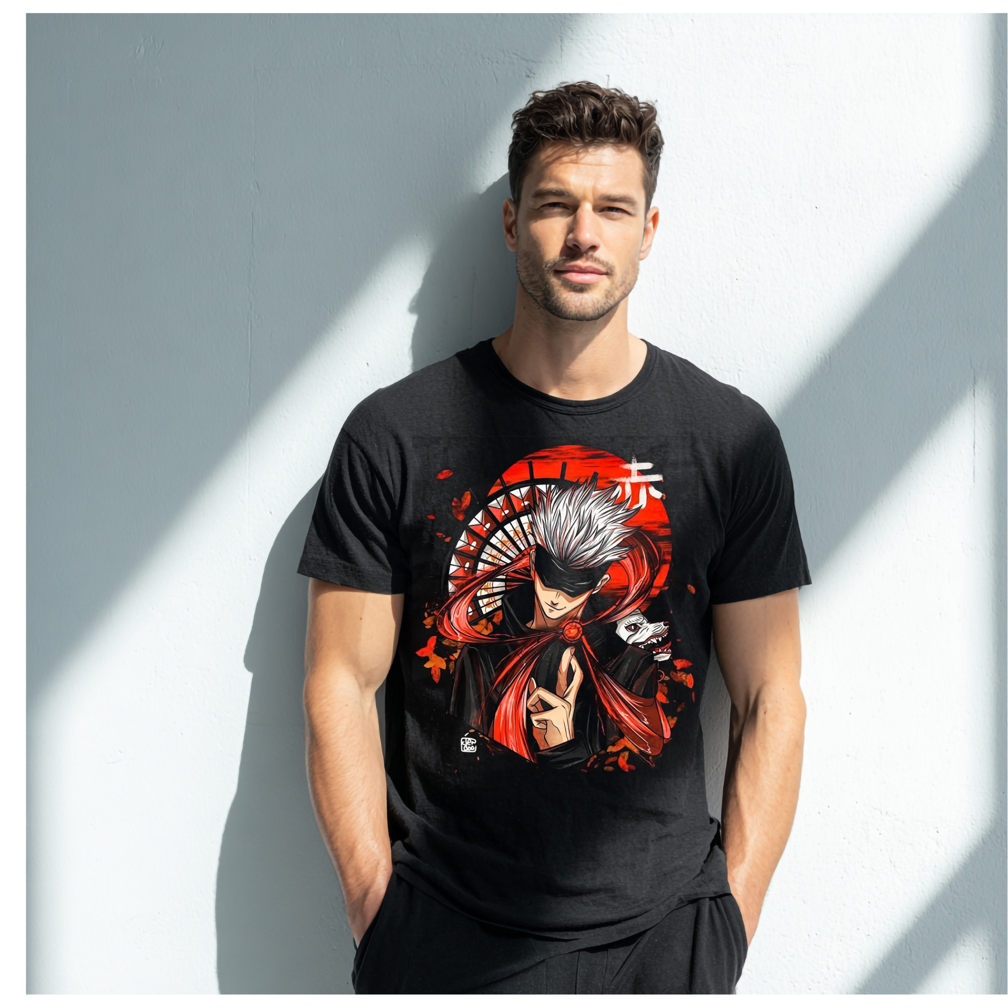 Anime Hero Graphic T-Shirt