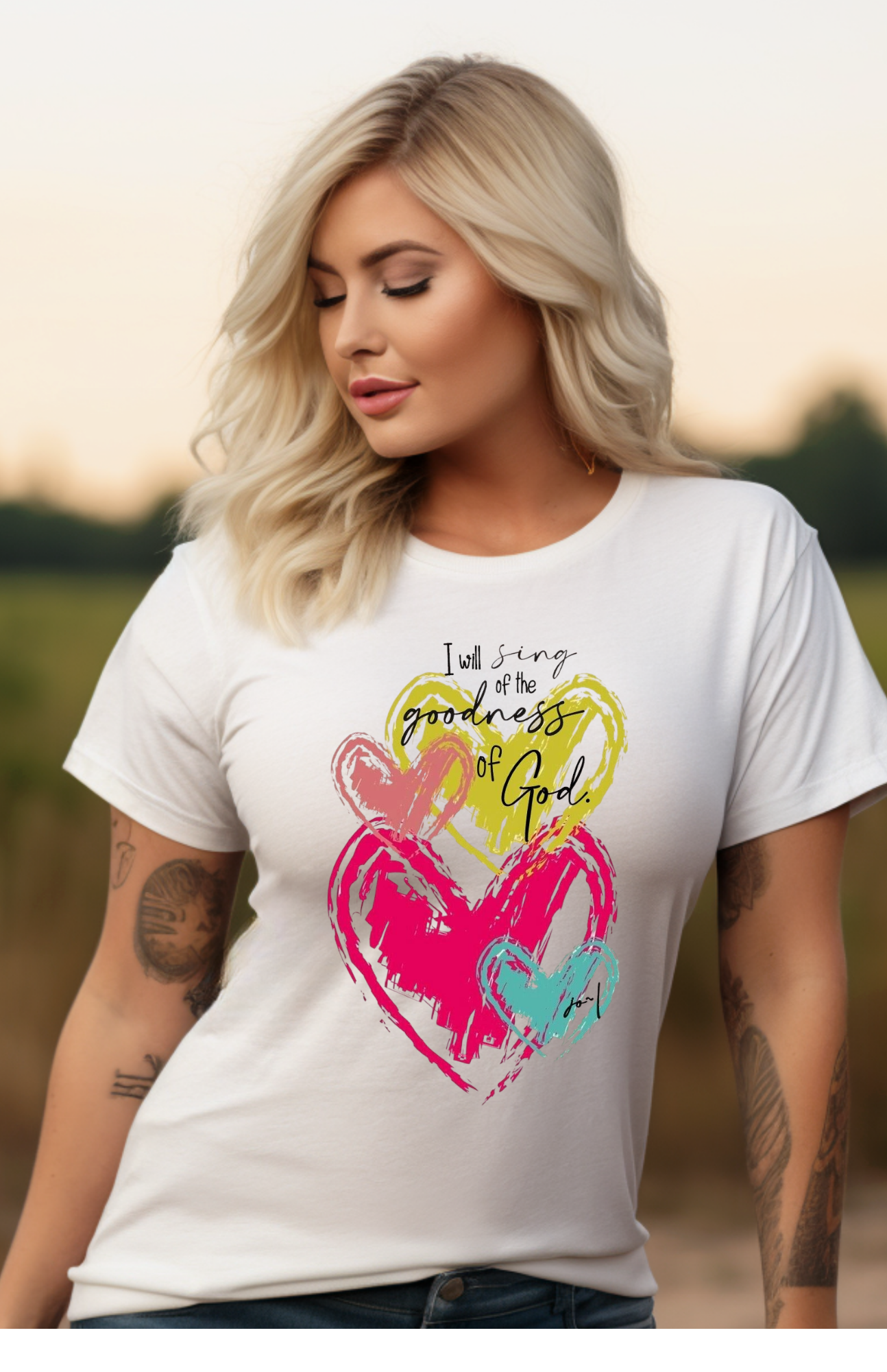 Women's Crew neck Christian shirt