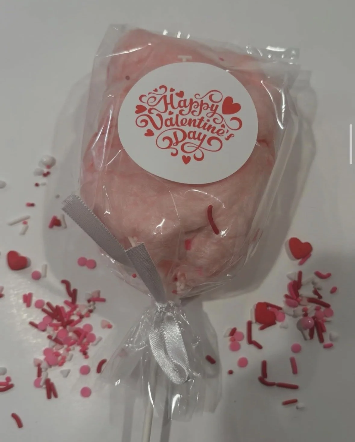 Valentines Cotton candy treats