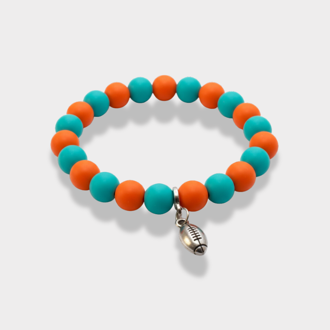 Orange and Aqua - Football Collection
