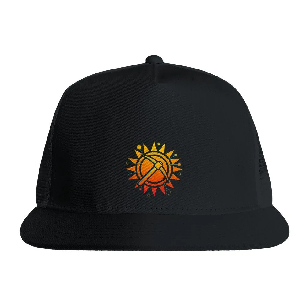 HeliosPool Logo 5 Panel Trucker Cap