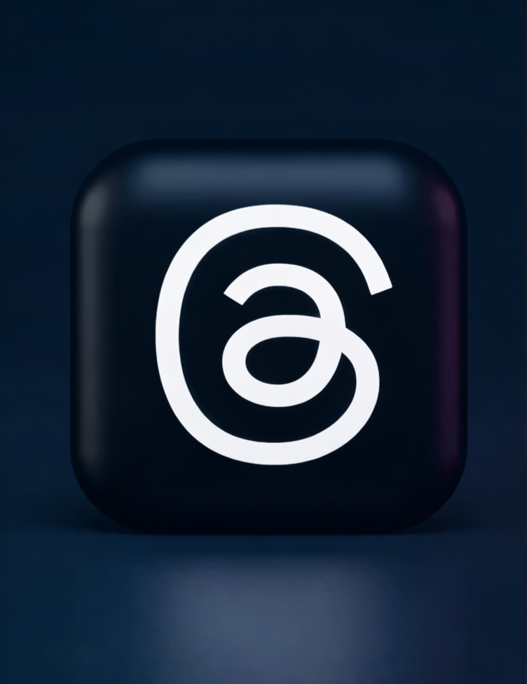 An app icon with a white stylized letter 'a' on a black rounded square background.