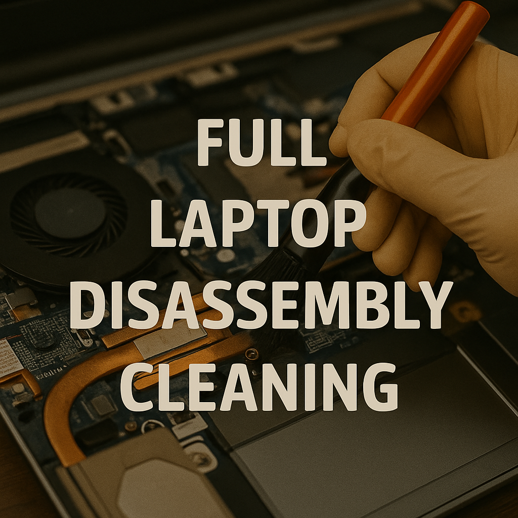 Full Laptop Disassembly Cleaning
