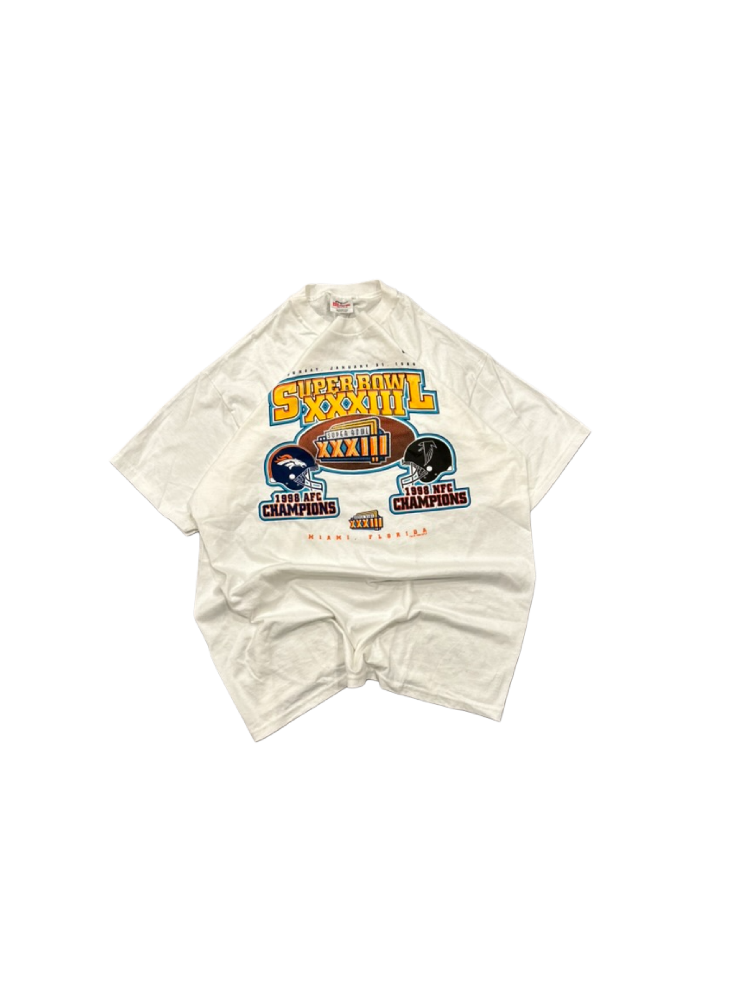 1999 Broncos Superbowl Win Tee Size XL