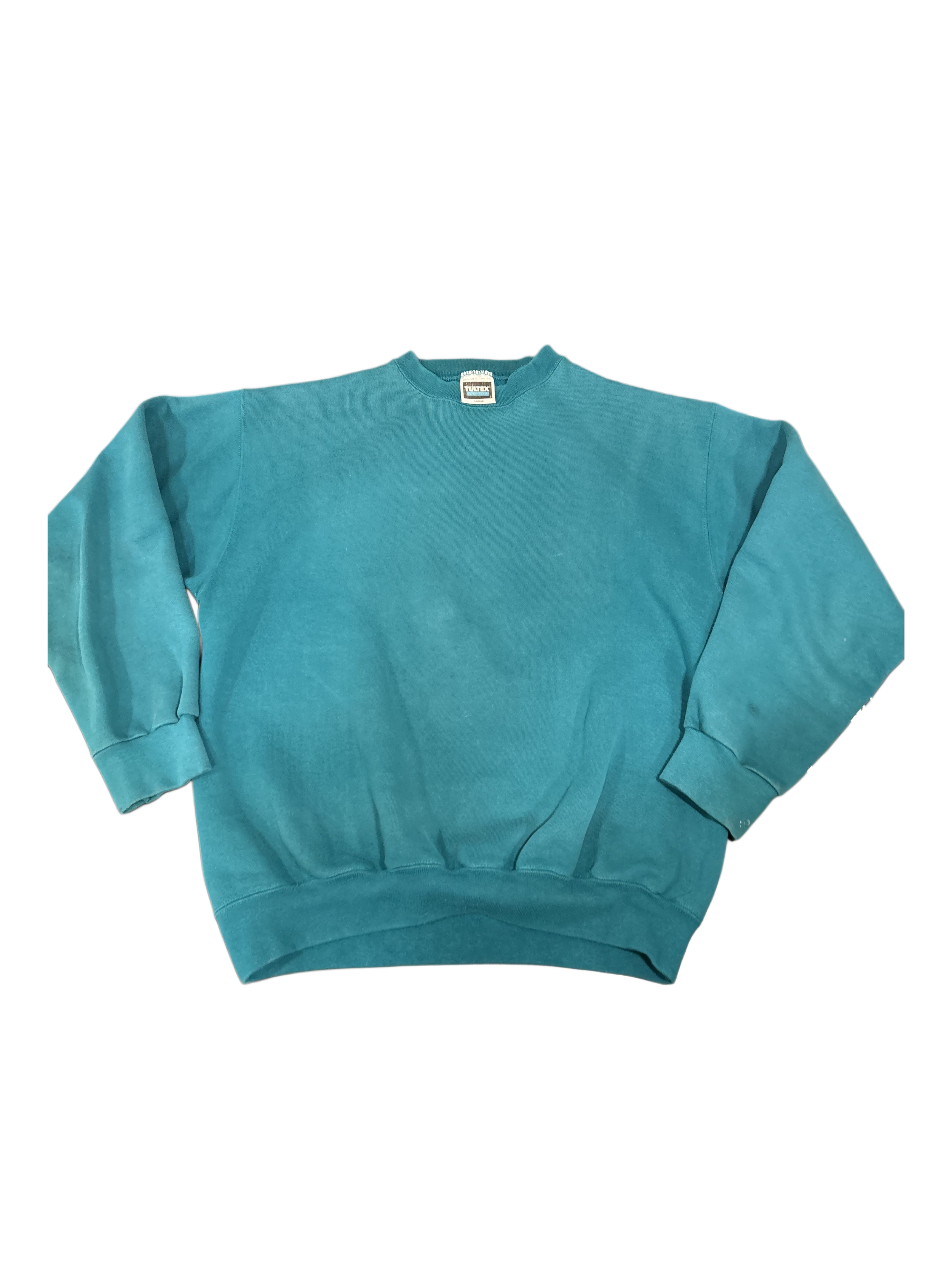 90s Tultex Teal Crewneck Size Large