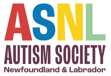 ASNL Autism Society logo with colorful letters and text.