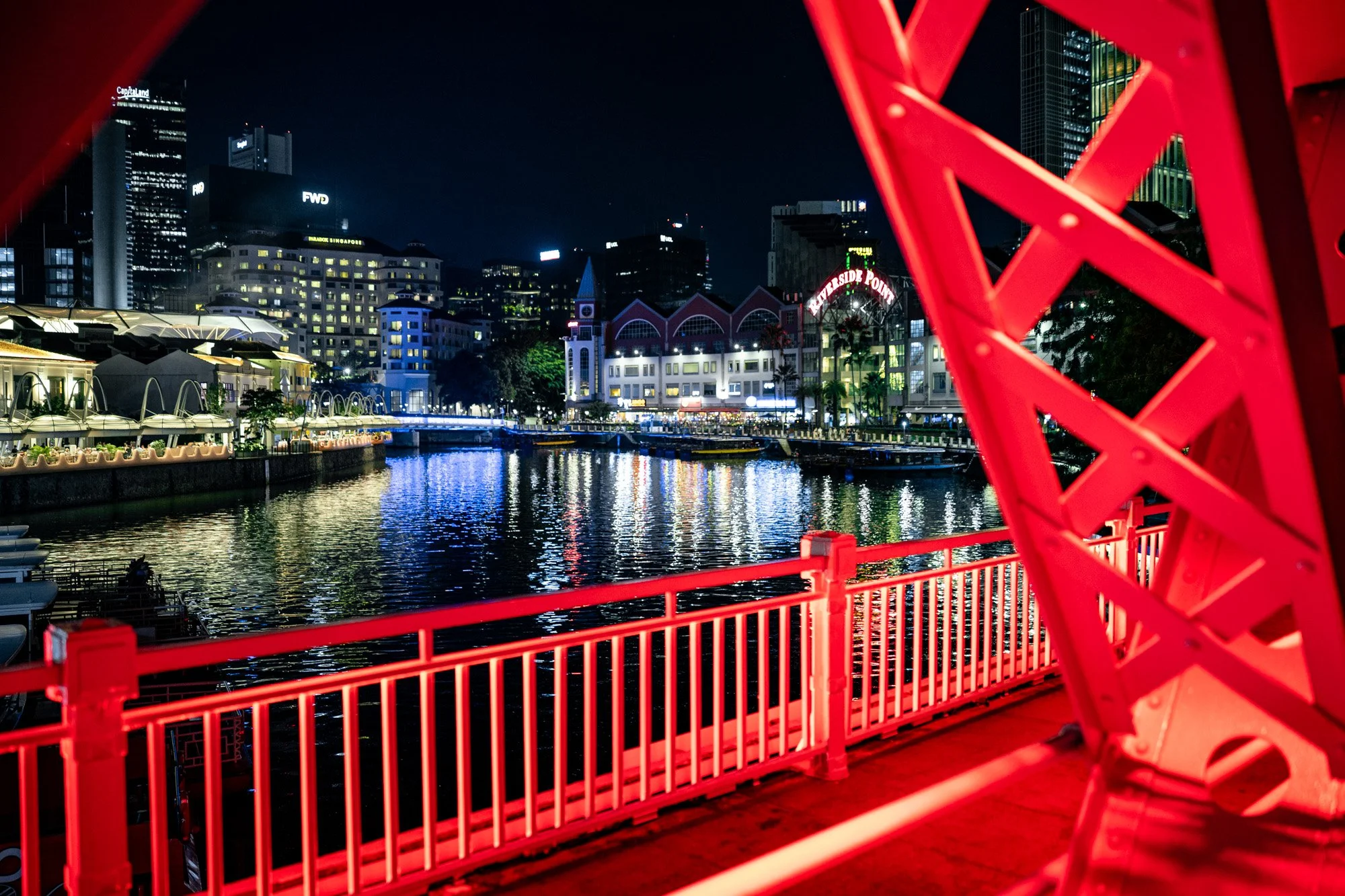 "Clarke Quay After Dark"