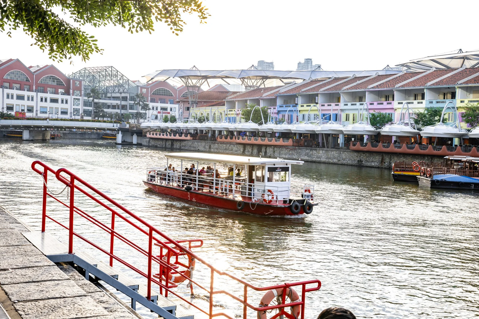 "Bumboat Singapore River Clarke Quay"