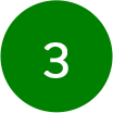 Green circle with the number 3 in white.