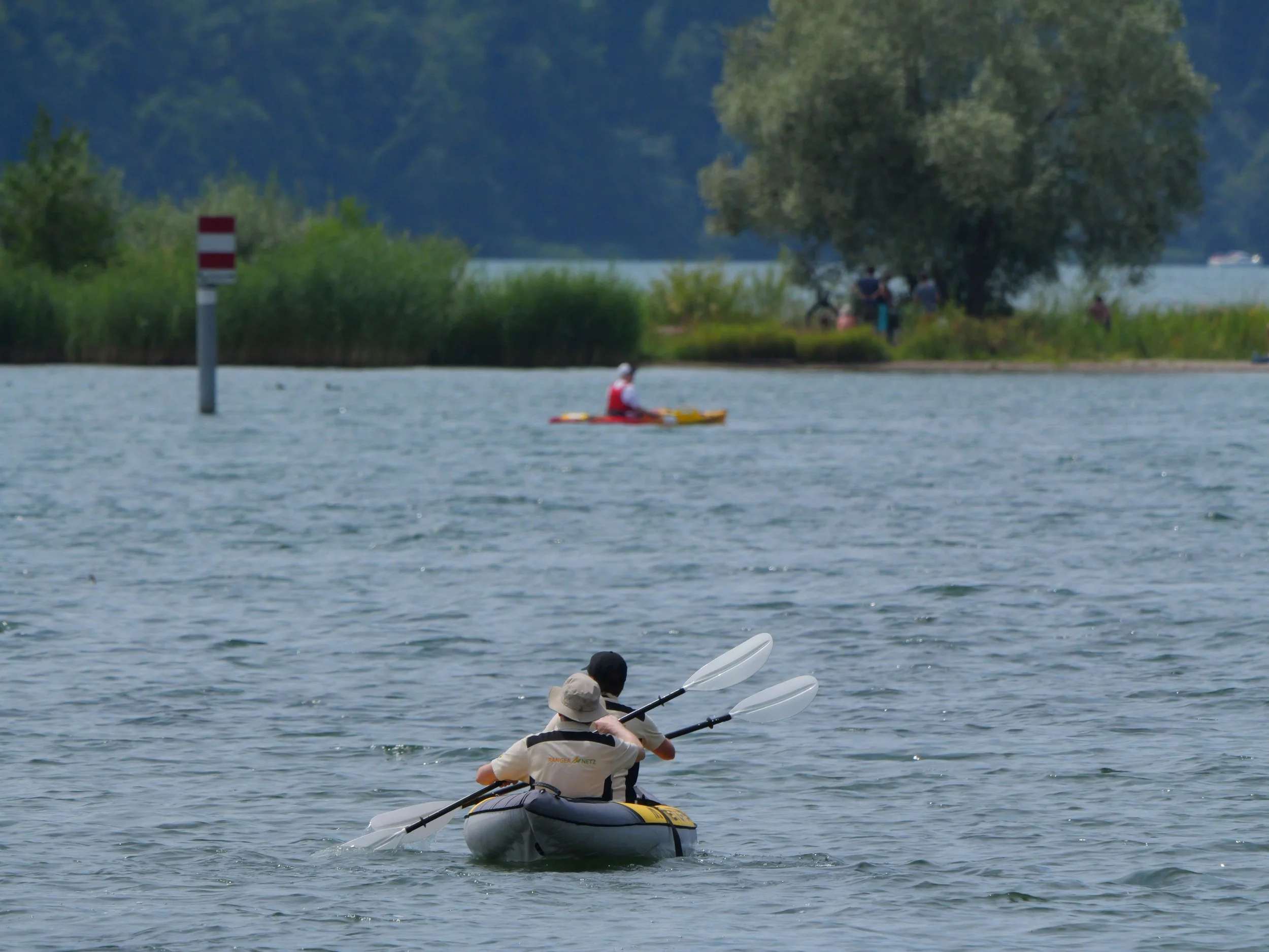 René und Erika auf dem Zürisee (Schmerikon)