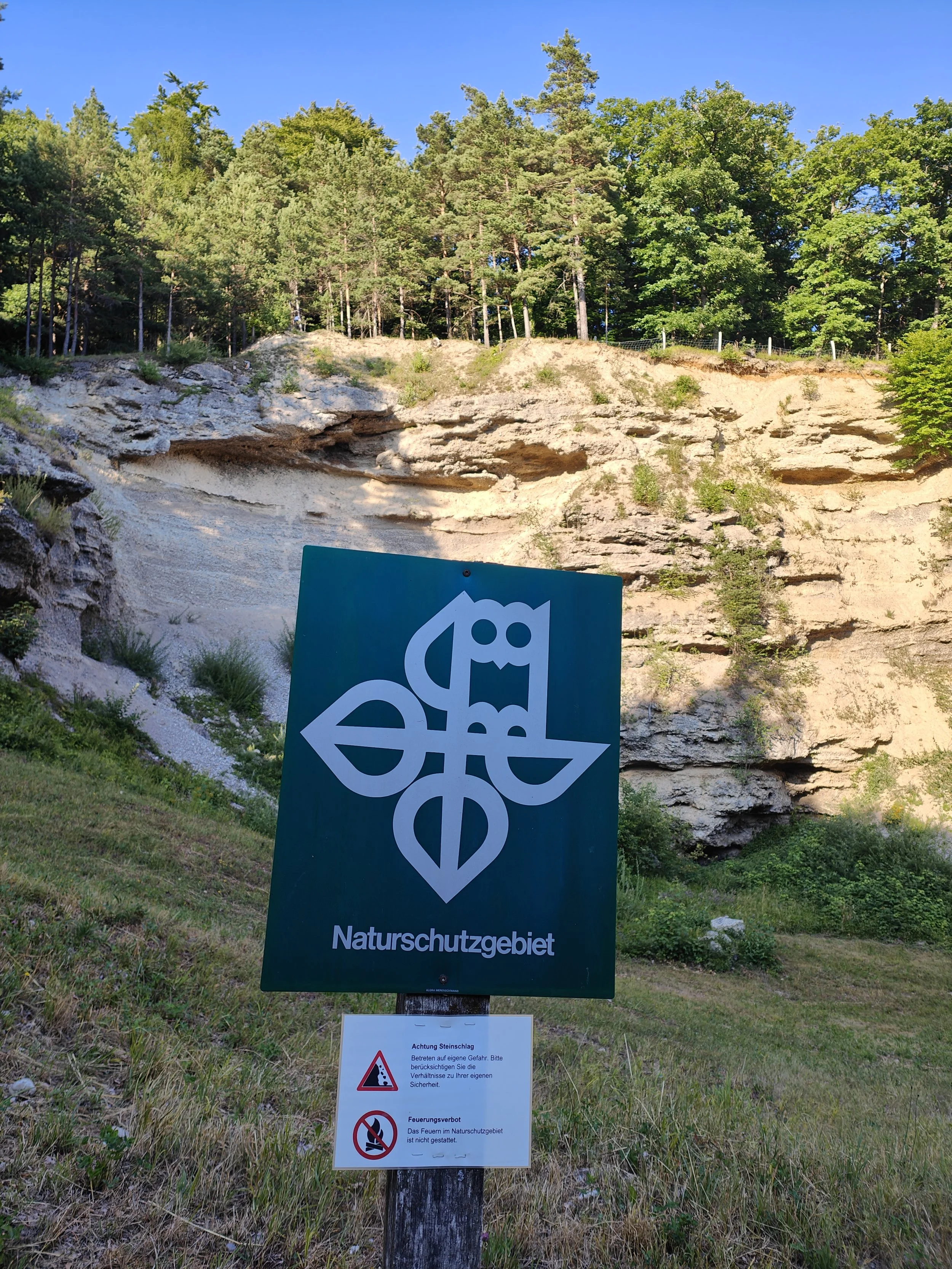 Naturschutzgebietstafel (c) Chr. Müller