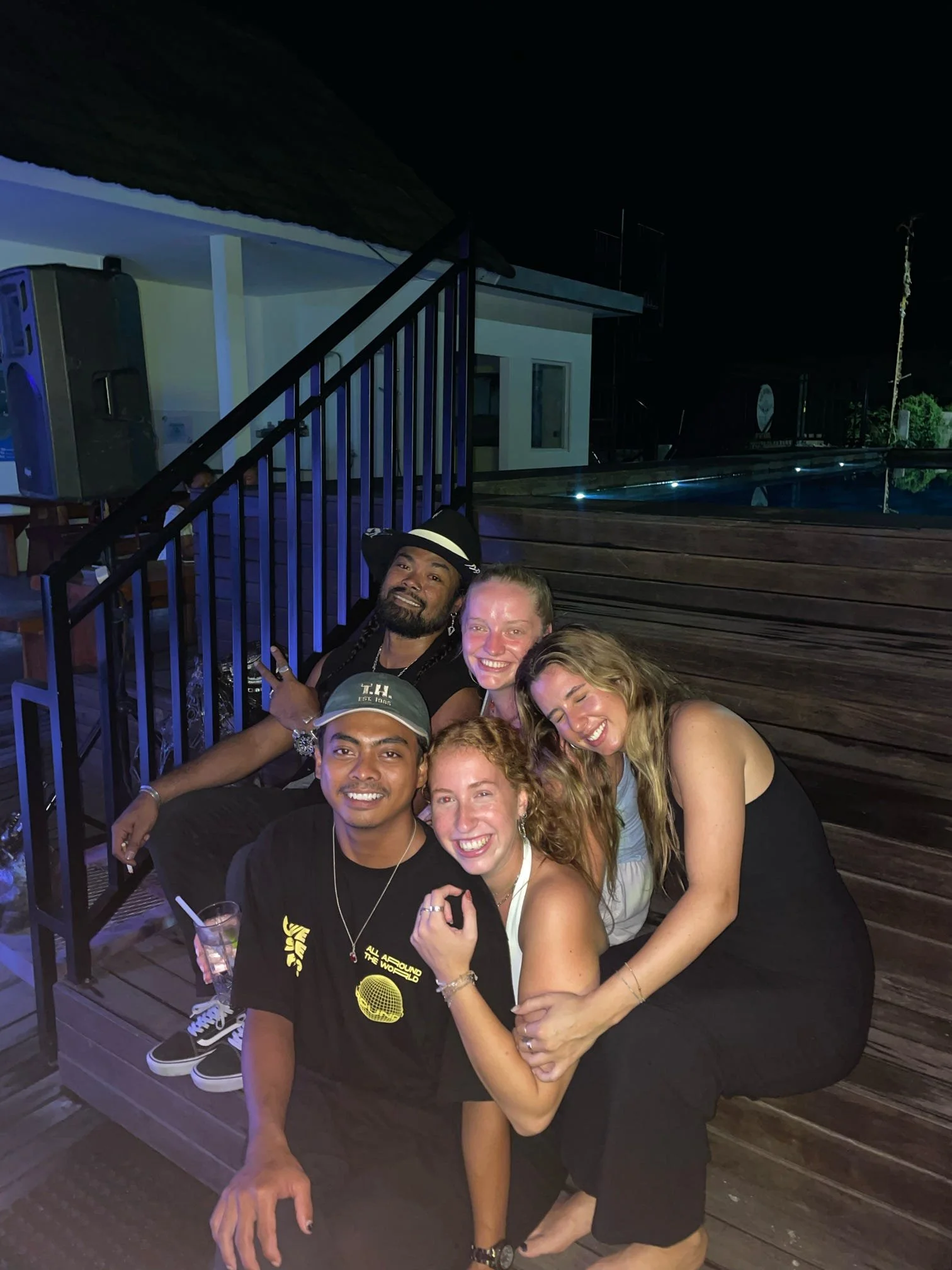 IDC candidates spending time together after training at Dive Culture