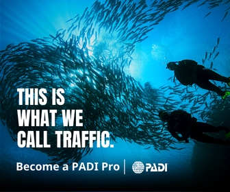 Scuba diving conditions in Amed Bali during instructor training dives