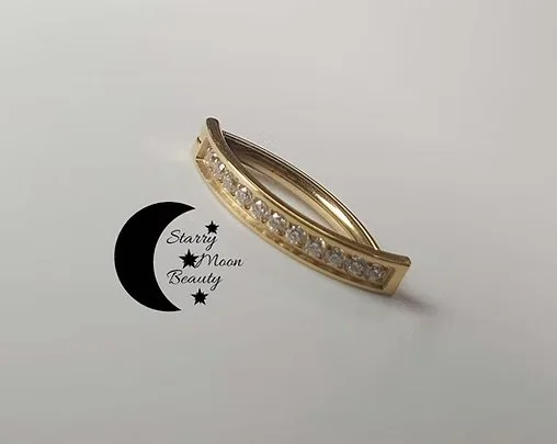 Belly button clicker ring