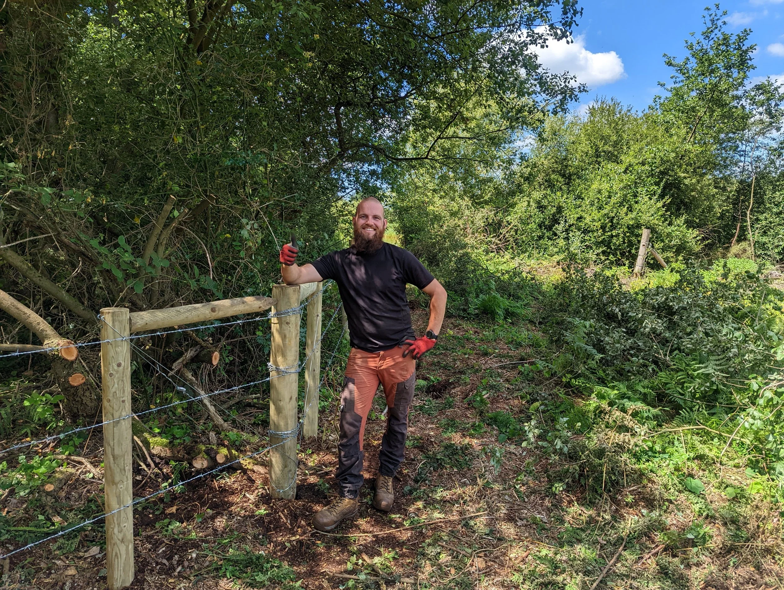 Stock fencing and other infrastructure