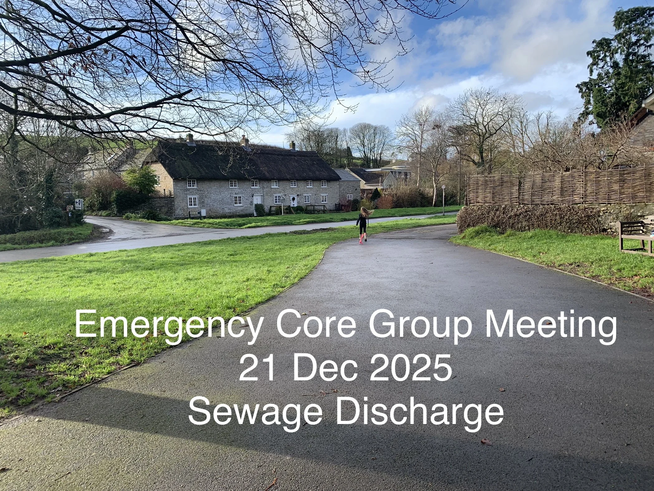 Sewage Discharge Emergency Core Group Meeting