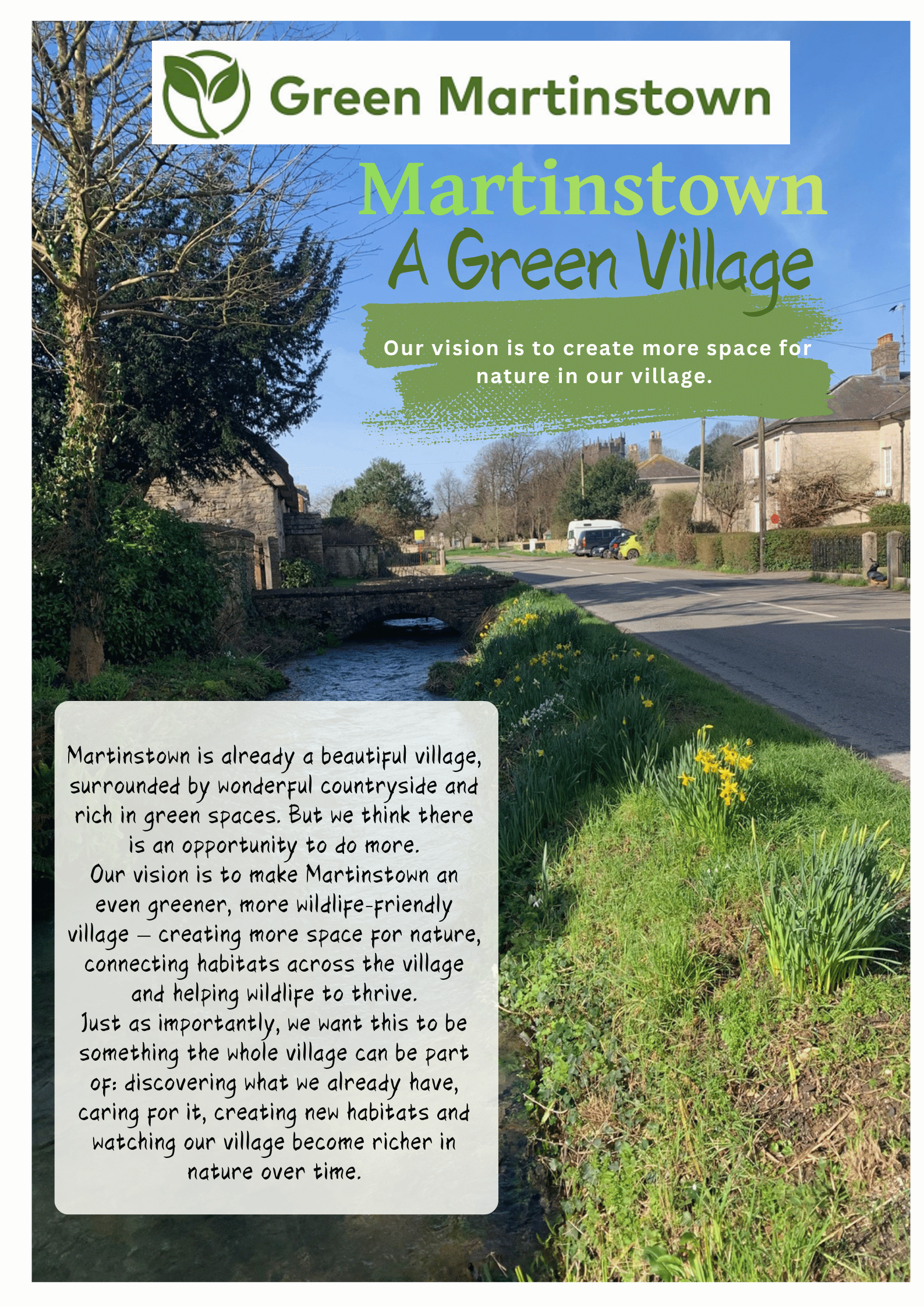 Our Village Vision — creating more space for nature
