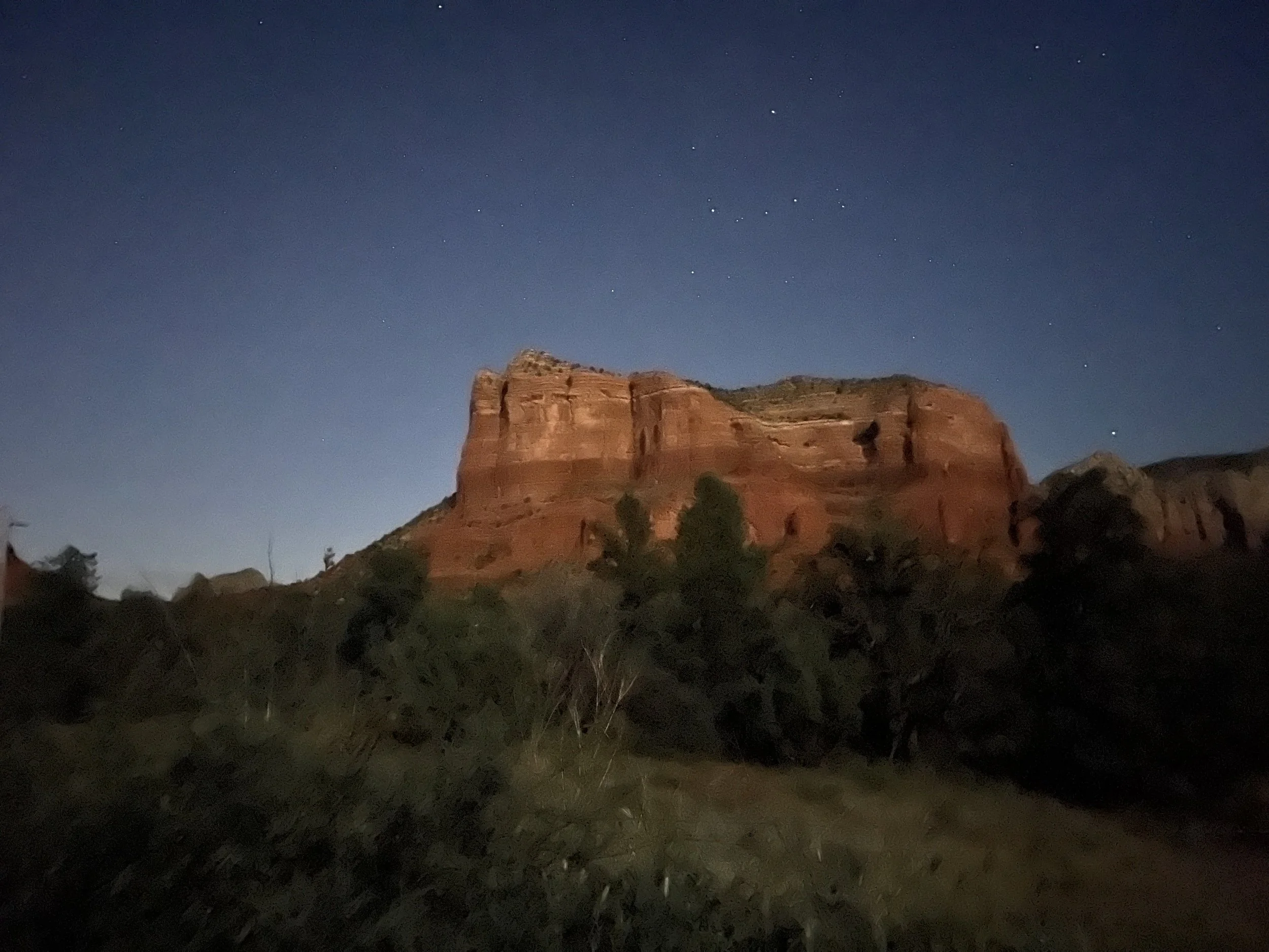 Sedona at night - mystical beauty!