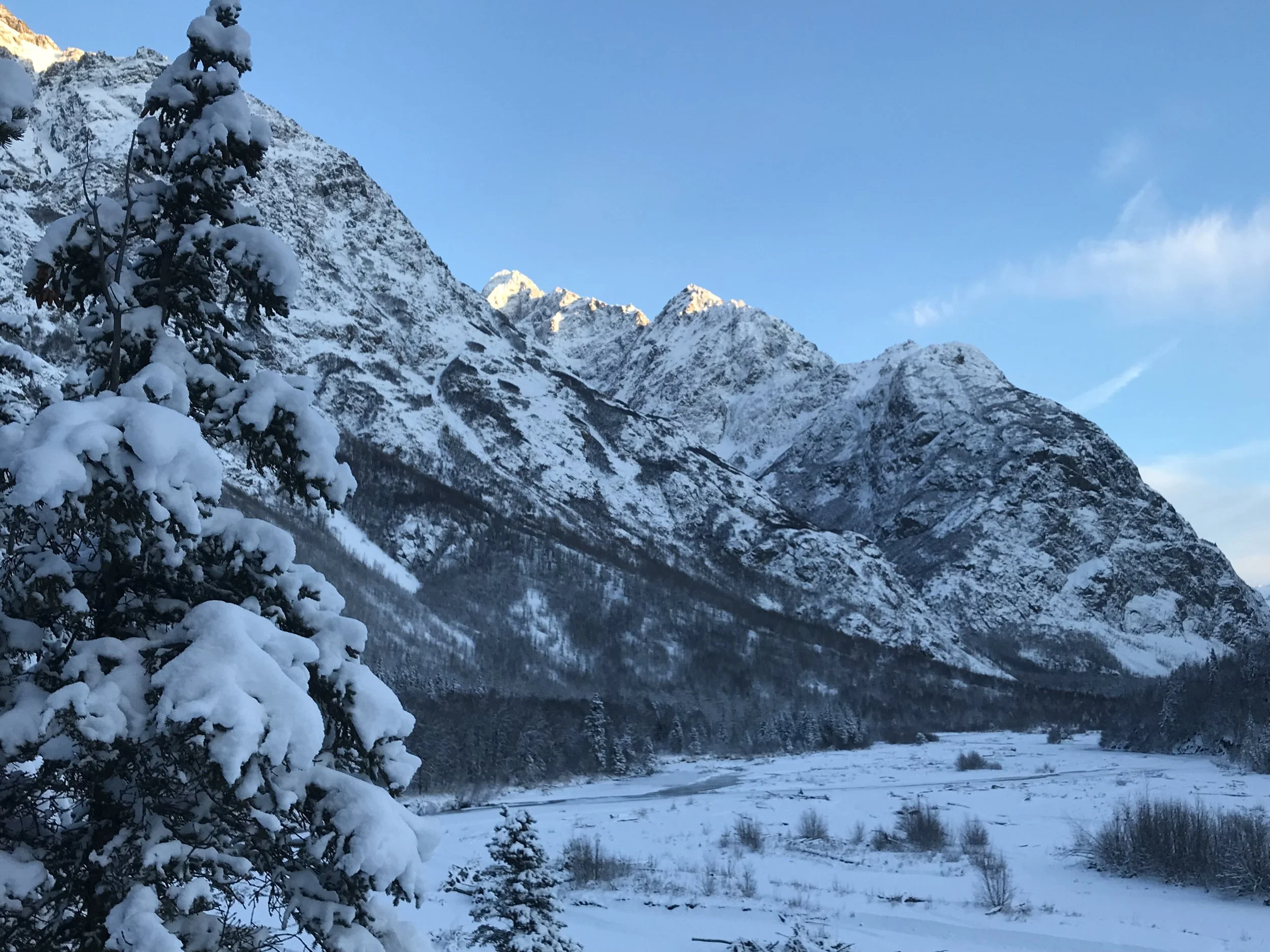 The Chugach Mountains in Alaska - you cannot fully describe them in words - this picture is worth more than 1000...