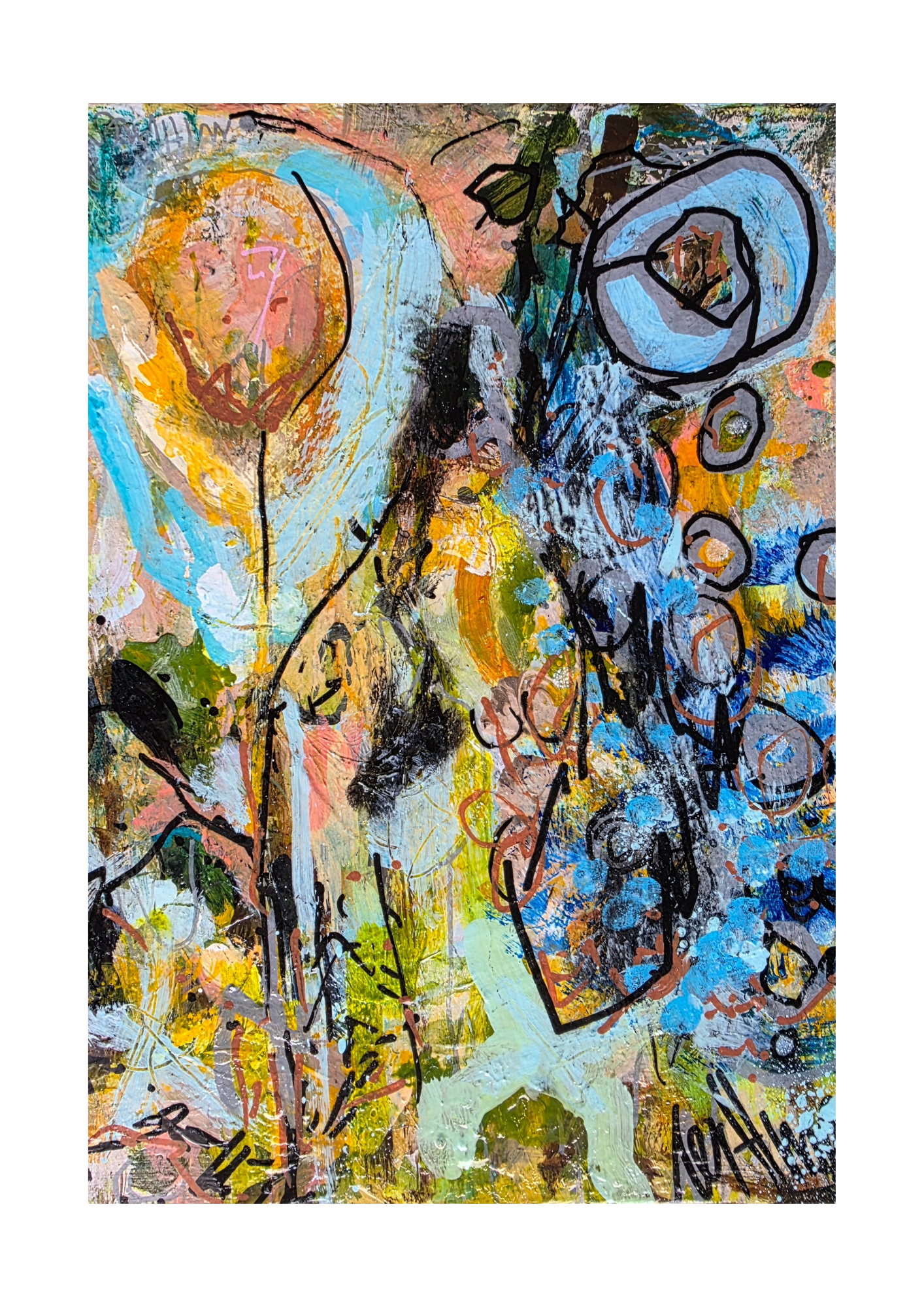 Balloon Tree – Fine Art Print A4