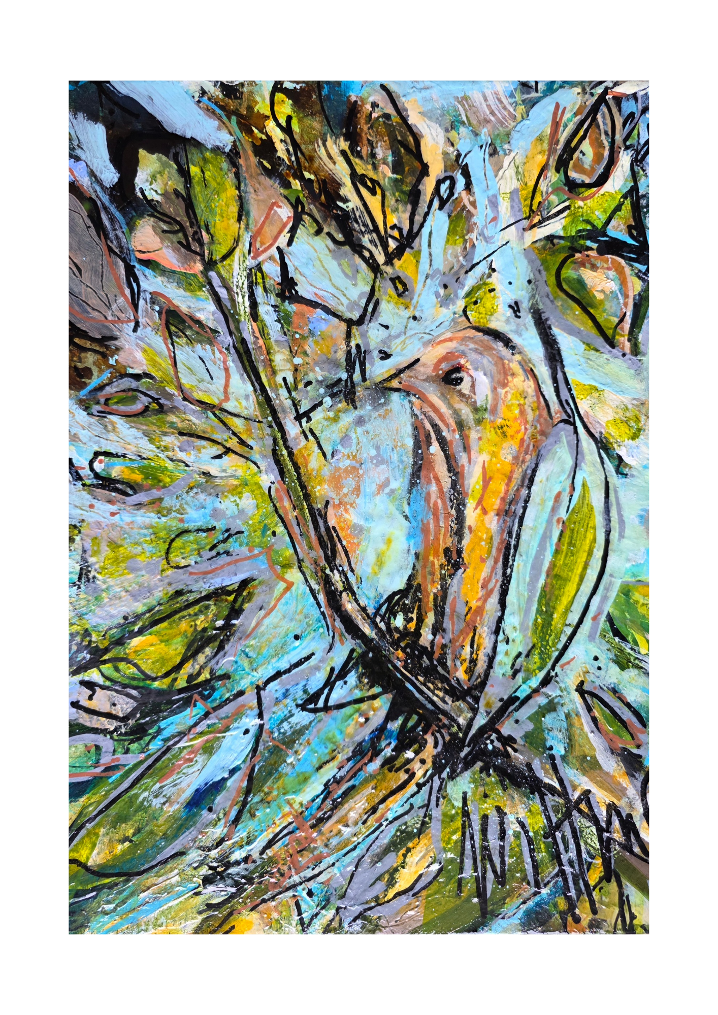 Alpenpapagei – Fine Art Print A4