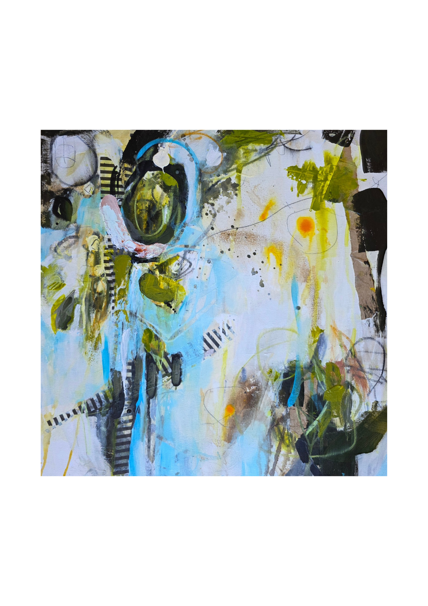 La membrana in me (spot the frog)  - Fine Art Print A4