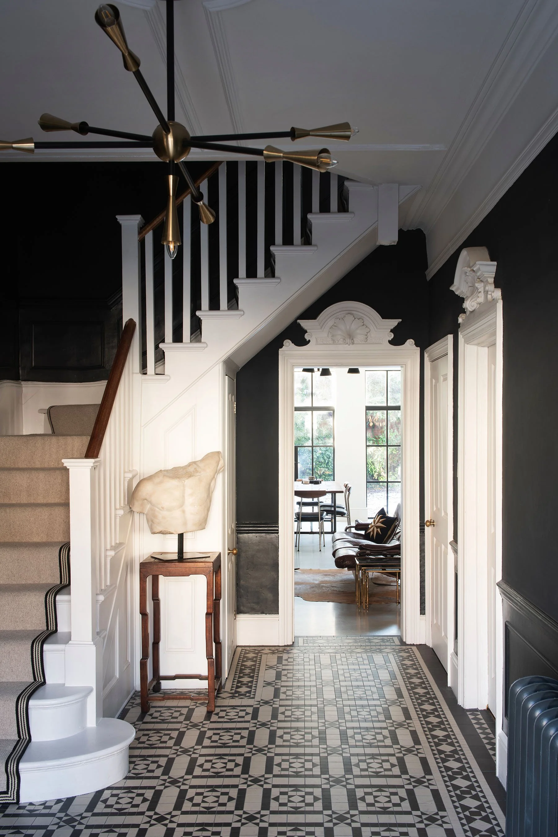 Residential Retreat. A full-house transformation for a fashion stylist: celebrating Edwardian bones while
introducing a modern, calmer way of living. The brief balanced two tensions - minimalist,
uncluttered rooms that still feel warm, and a layered 