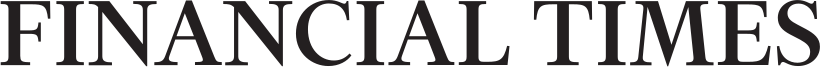 Close-up of the 'Financial Times' logo in black text on a white background.
