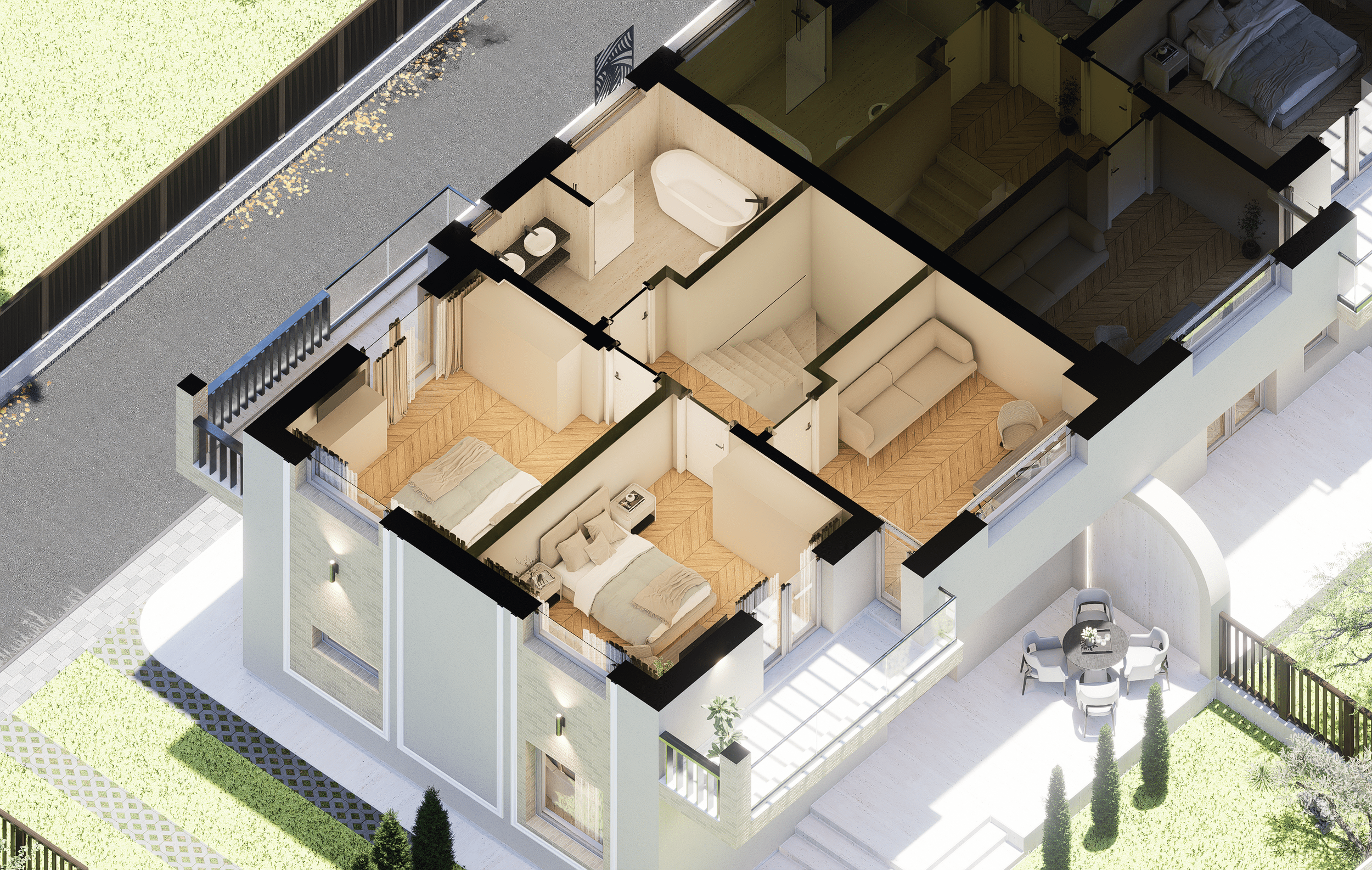 Locuințe duplex în Bucov, Prahova, cu acces rapid către Ploiești