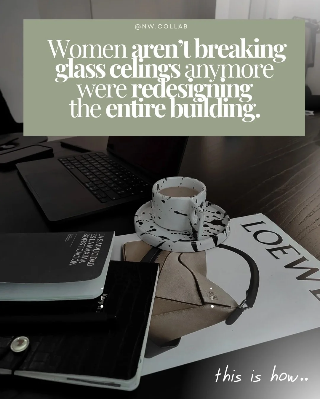 We didn&rsquo;t come to shatter ceilings.
We came to change the architecture.
Different rules. Higher standards. Collective power. 

#NewWaveCollaboration
#WomenWhoBuild
#AmbitiousWomen
#WomenInTech
#FemaleFounders
CollectiveGrowth
BuildTogether
Alig